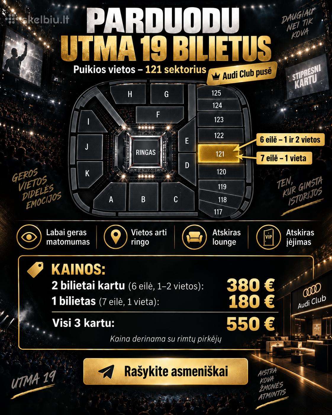 Utma 19 bilietai