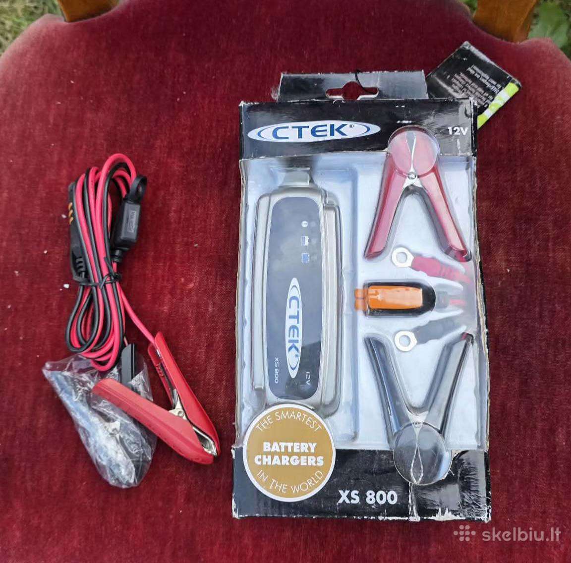 Ctek XS 800 automatinis akumuliatorių įkroviklis
