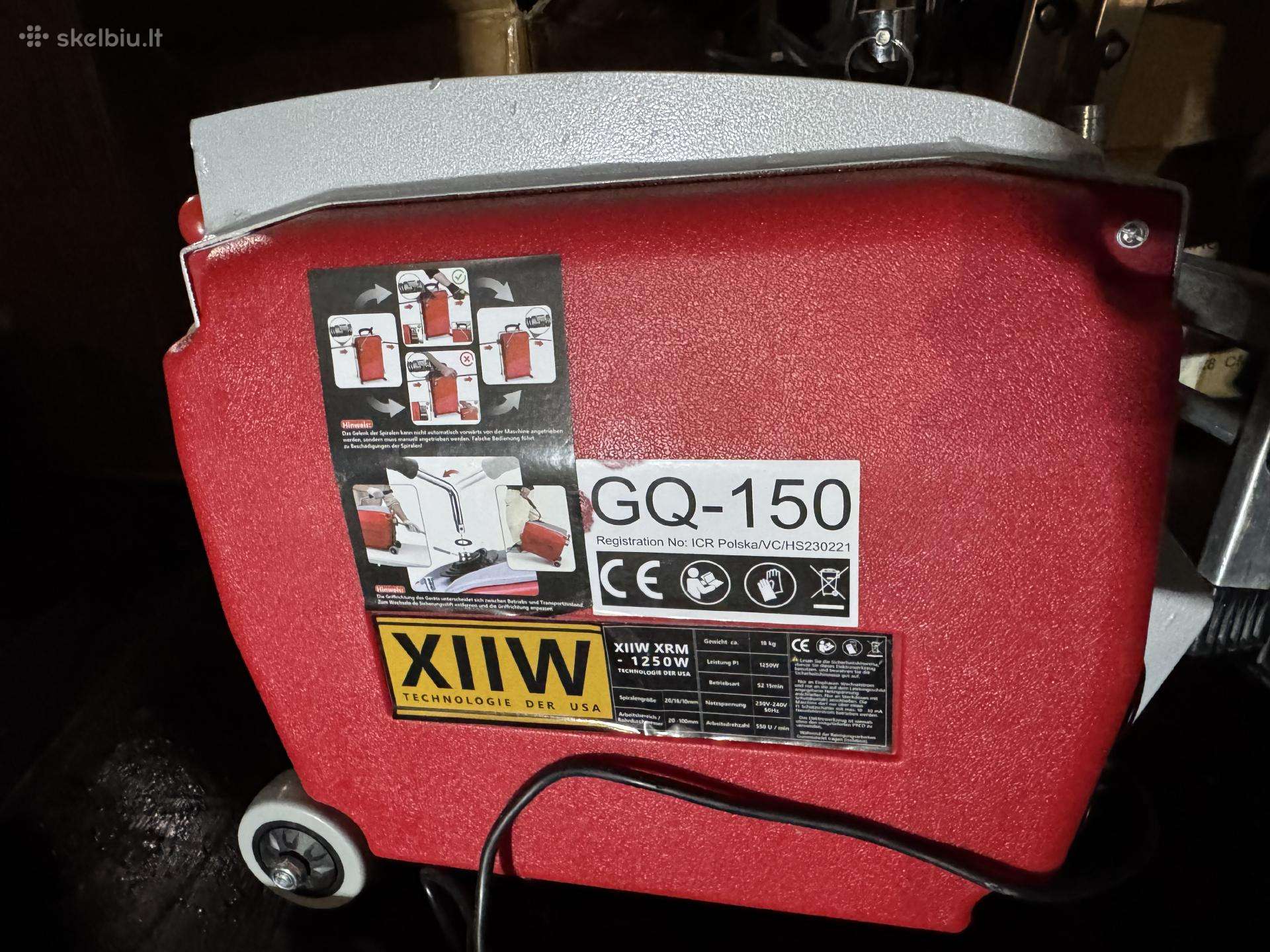 Profesional elektromechaninė vamzdžių valymo maši