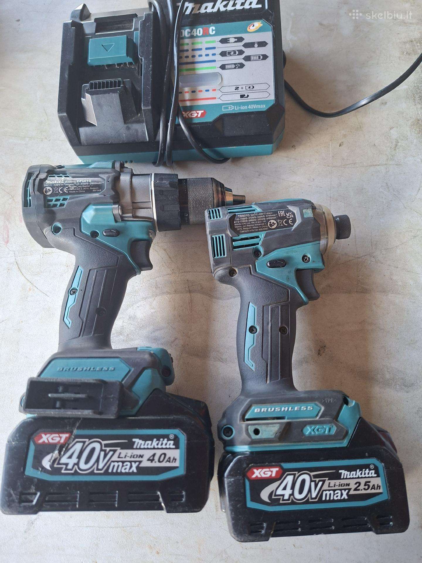 Makita 40v įrankiai