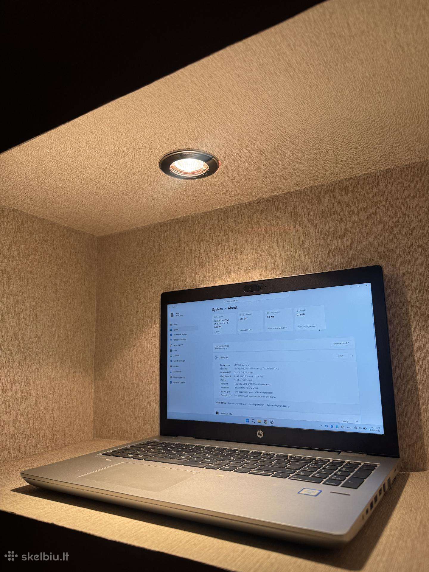 Probook 650 G4 – i7 / 32 GB RAM