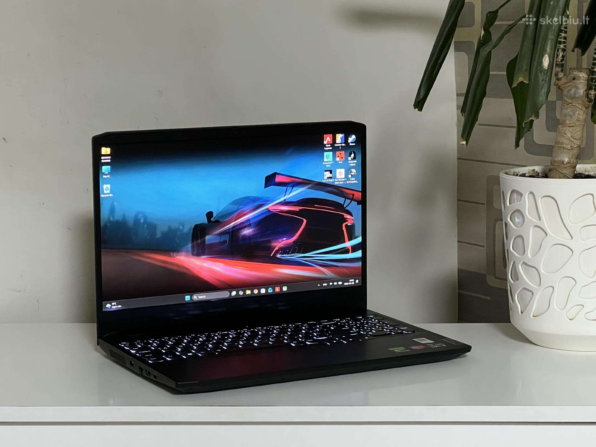 Parduodamas Ideapad su Rtx 2050, Ryzen 5, 144hz.