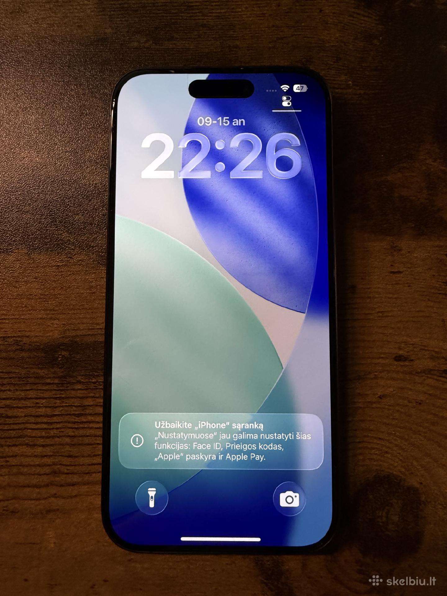 iPhone 15 Pro 128gb Blue Titanium