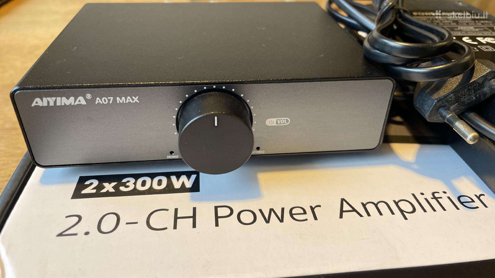 Kompaktišką audiofilinį stiprintuvą Aiyima A07max