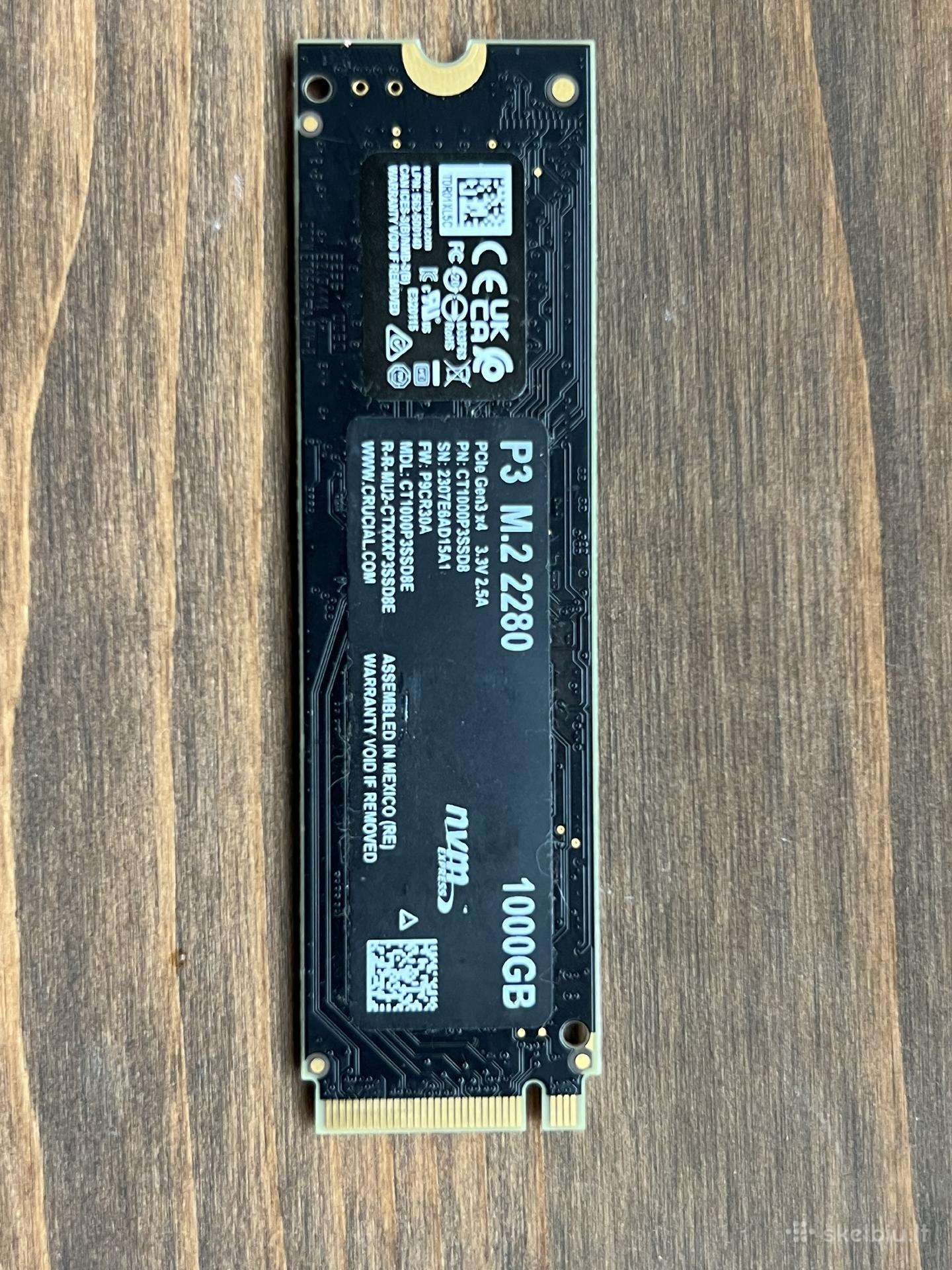 SSD 1tb Samsung 1tb Crucial