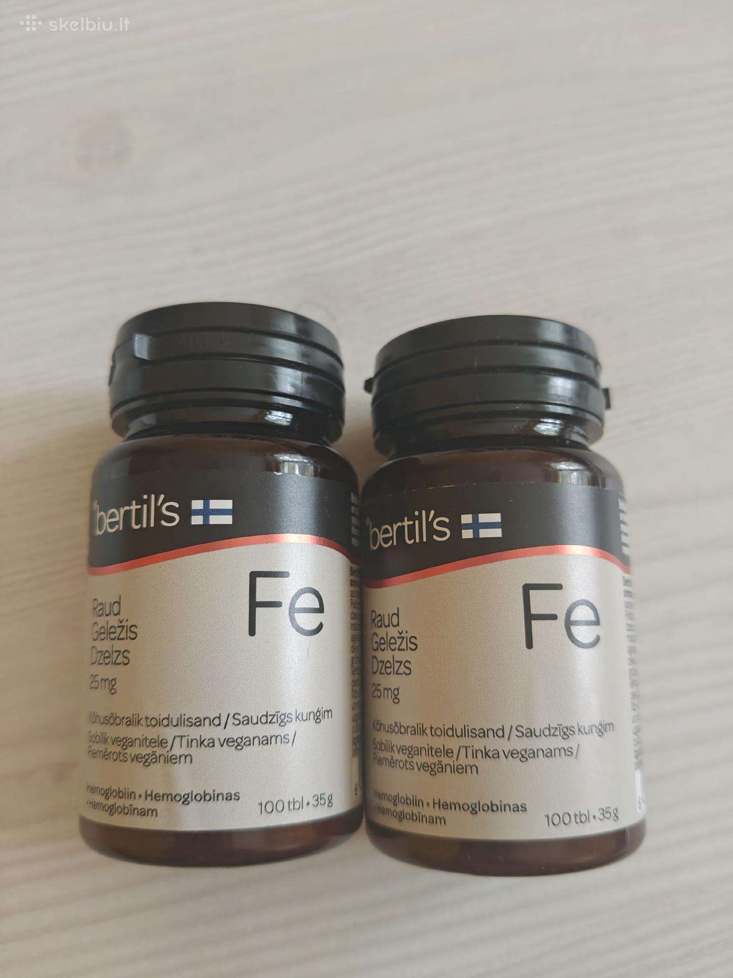 Bertils gelezies papildai Fe