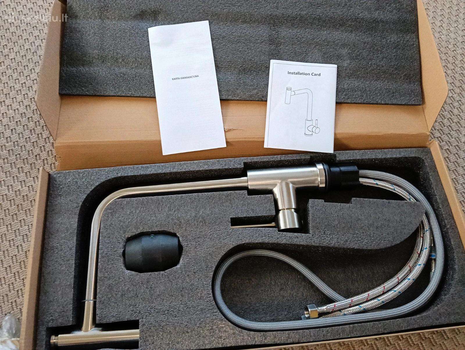 Virtuvės maišytuvas Quadron Meryl 3673501bs, nerū