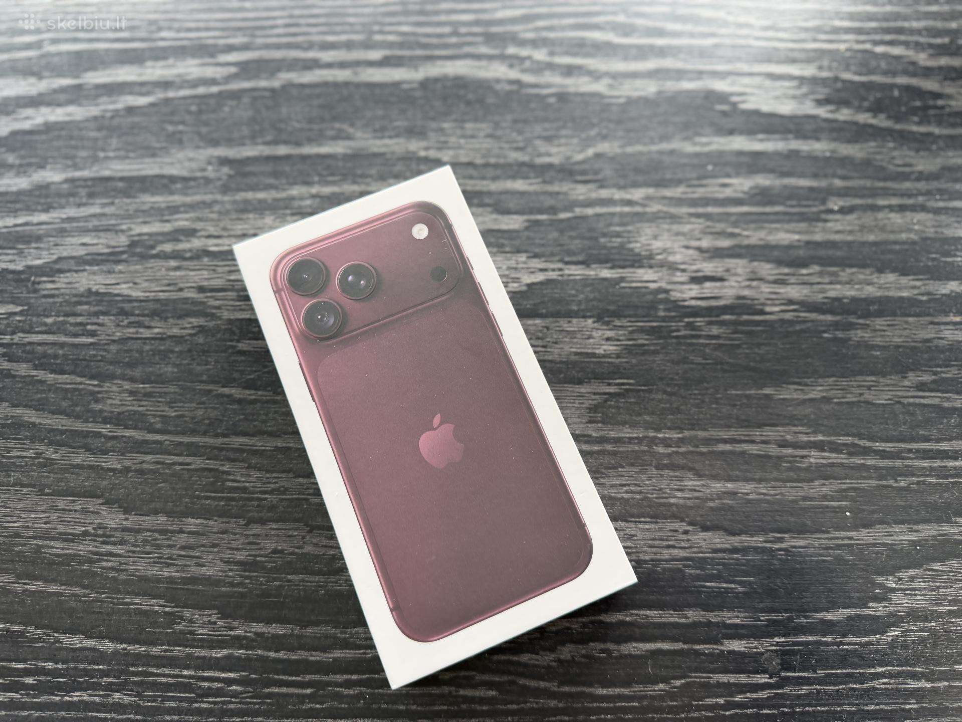 Naujas Apple iPhone 18 Pro Max 256gb Max Burgundy