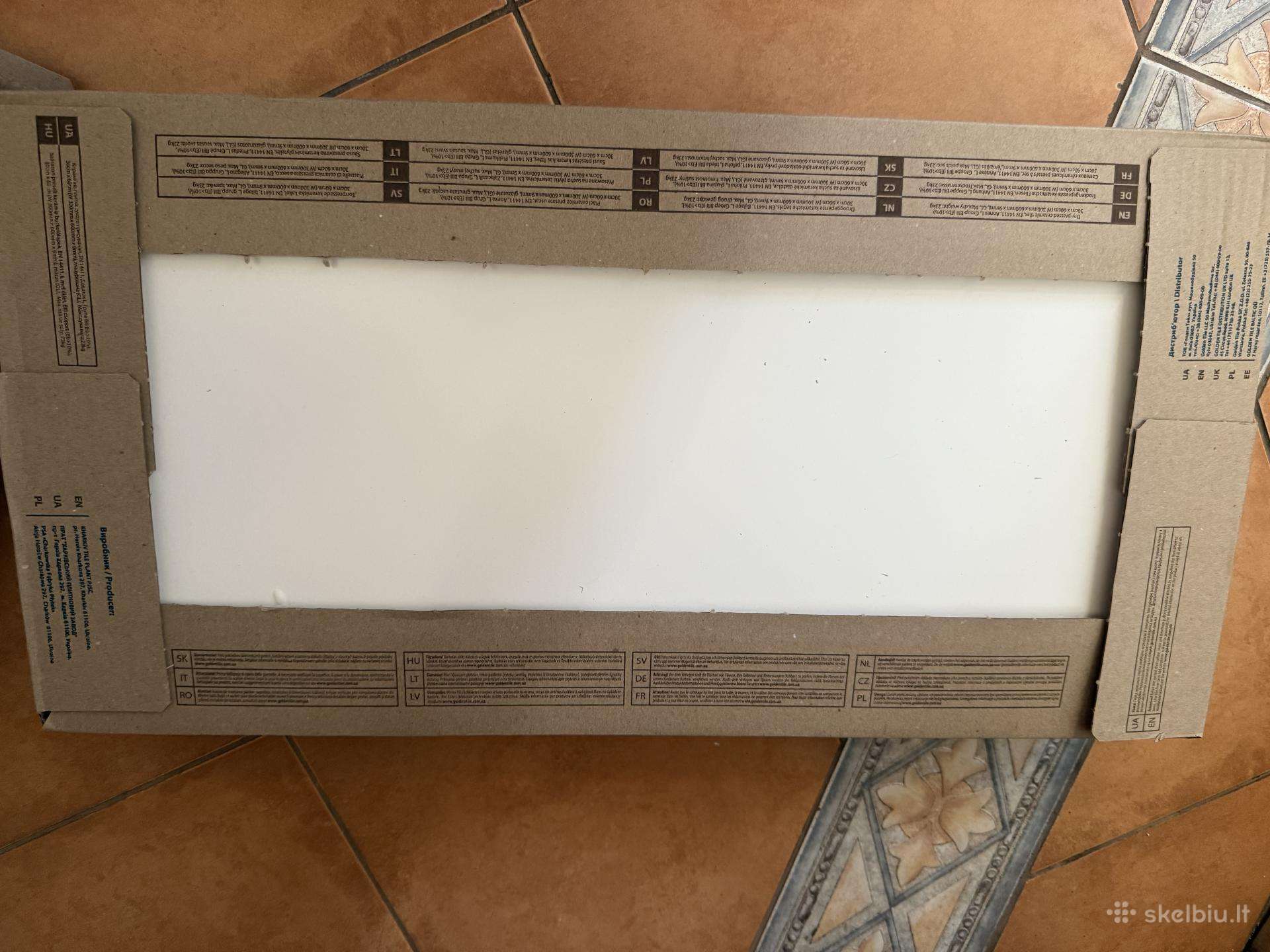 Plytelės mono white 30x60