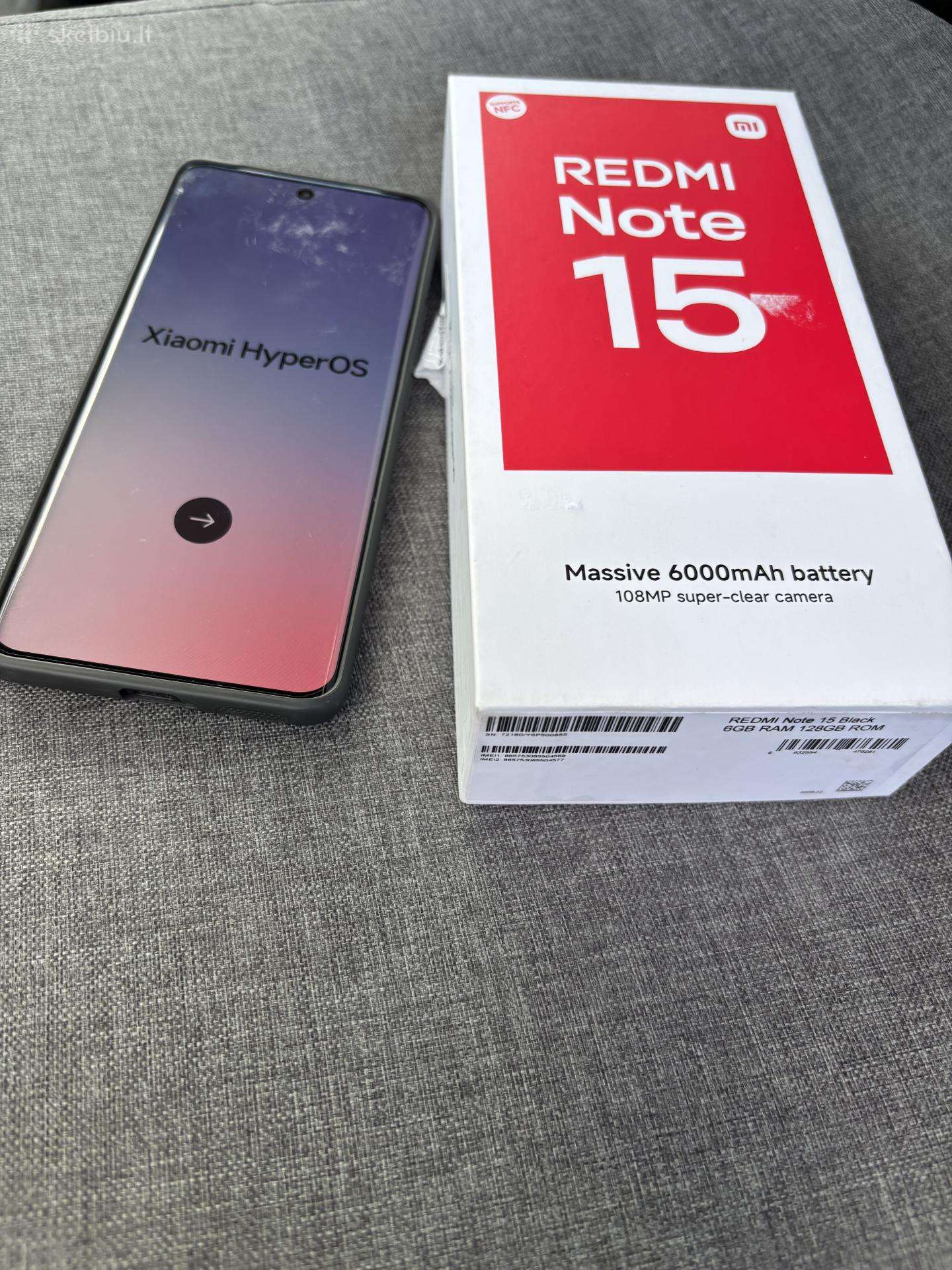 Parduodu naują Redmi Note15
