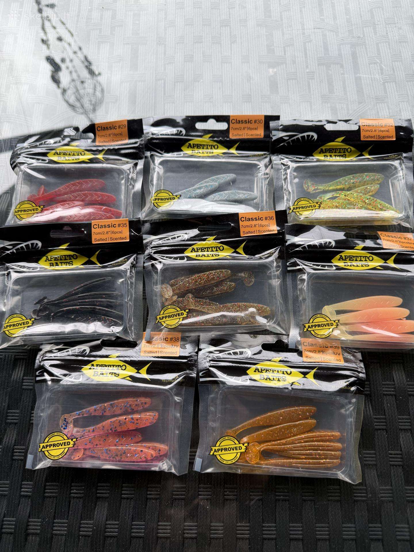 Žvejybiniai guminiai masalai Apetito Baits