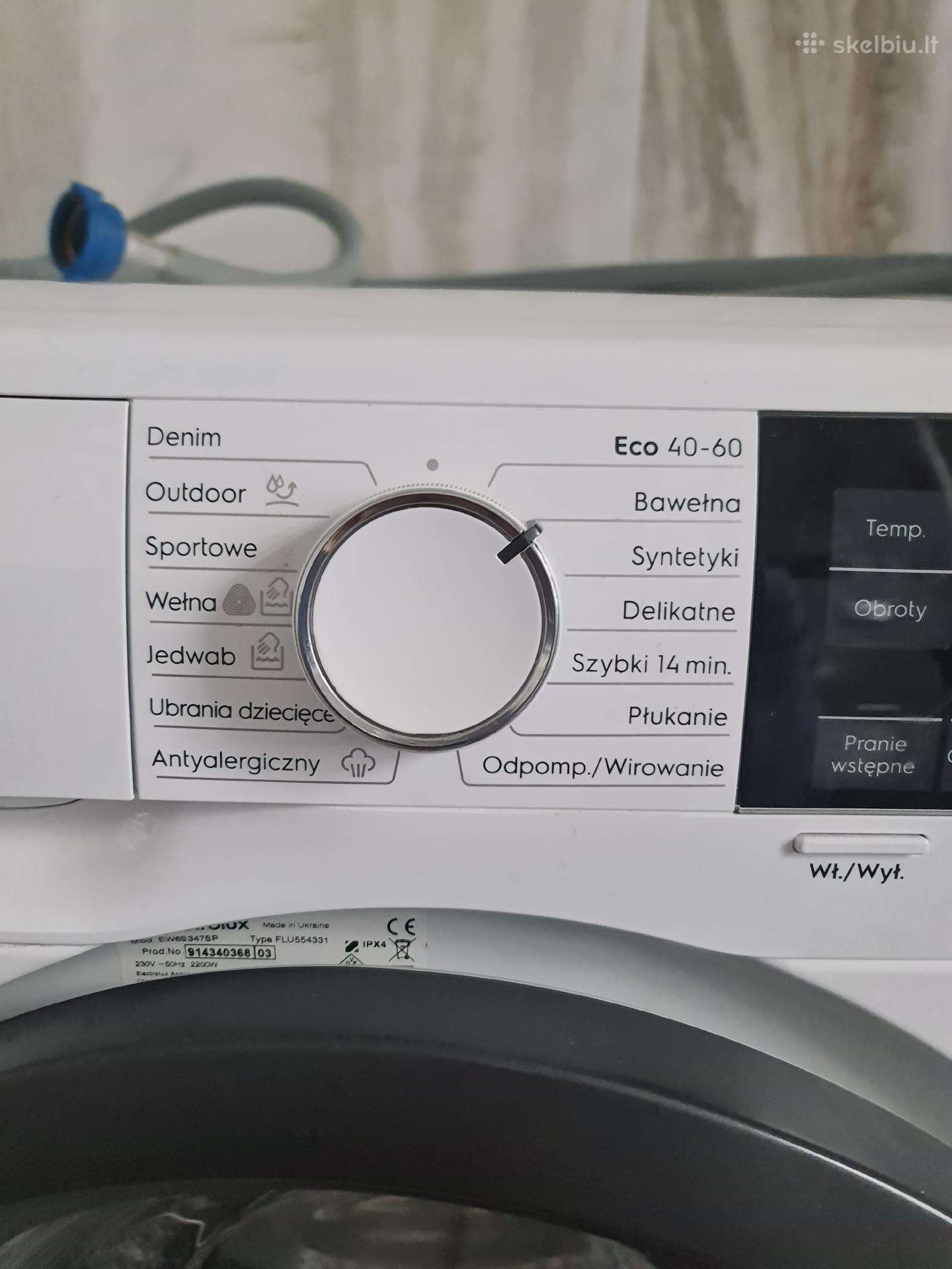 Skalbimo mašina Electrolux