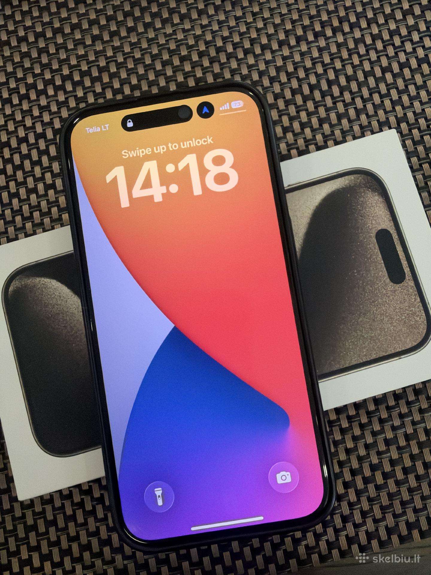 Naudotas Apple iPhone 15pro 256gb