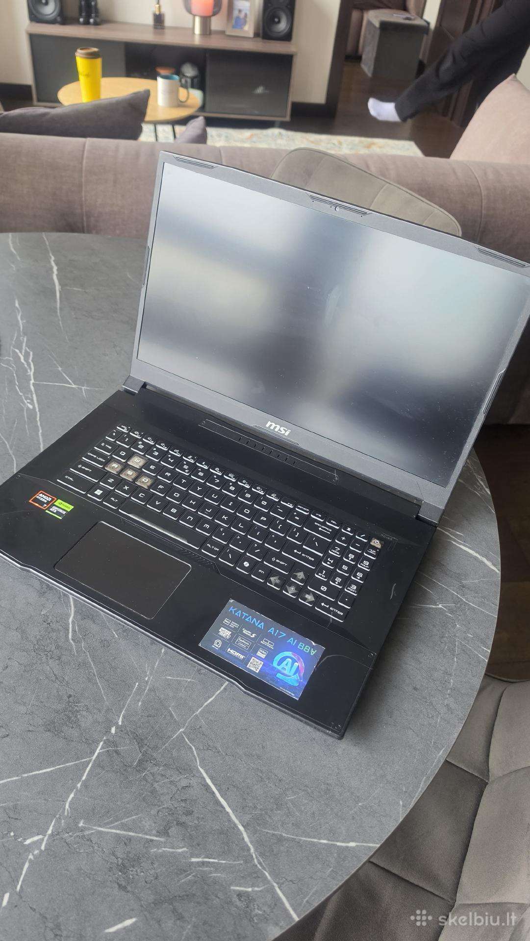 Msi katana a17, 4060, r7hs, 16gb ddr5, 1tb