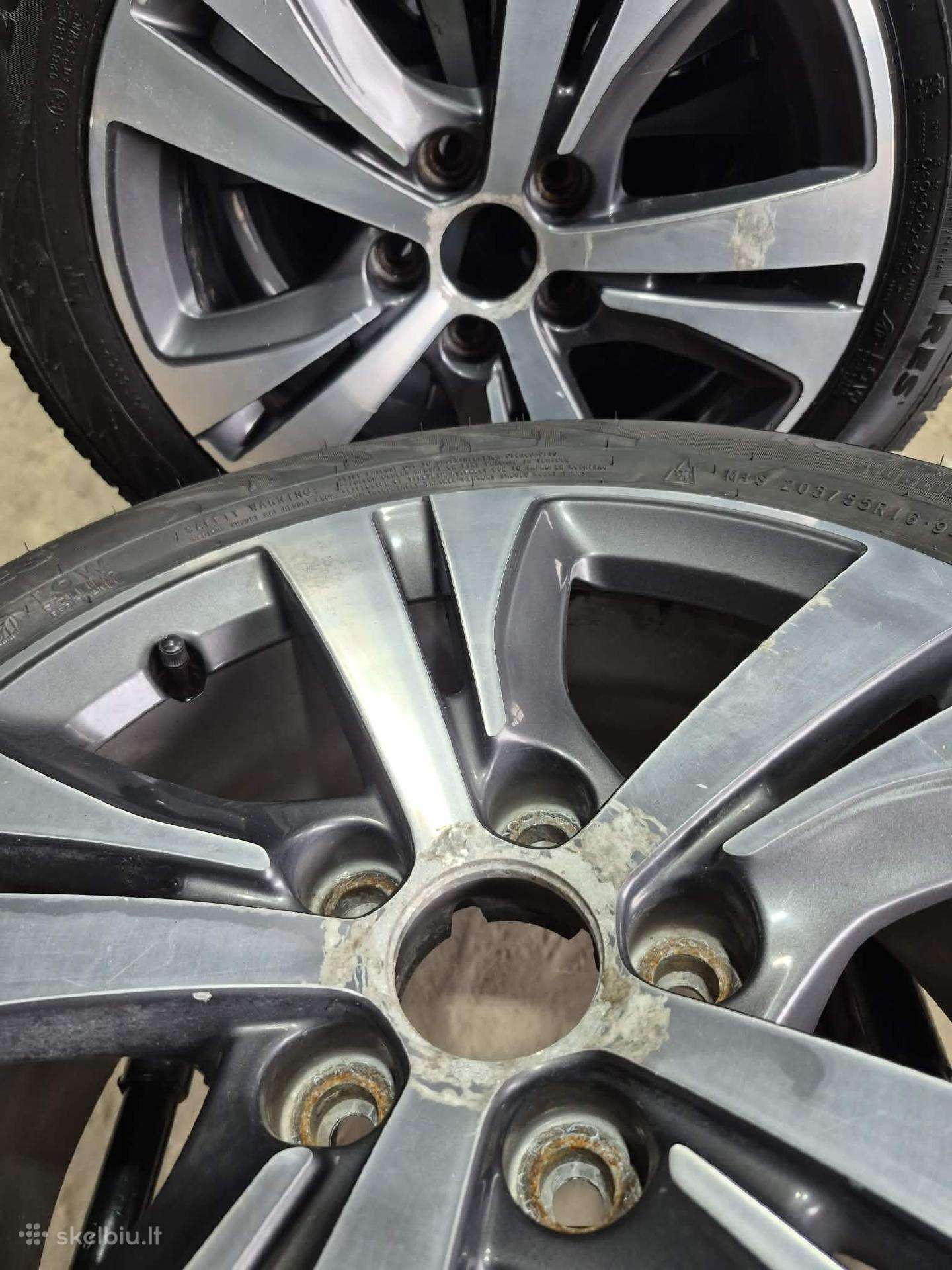 Peugeot r16 diskai Su zieminem padangom