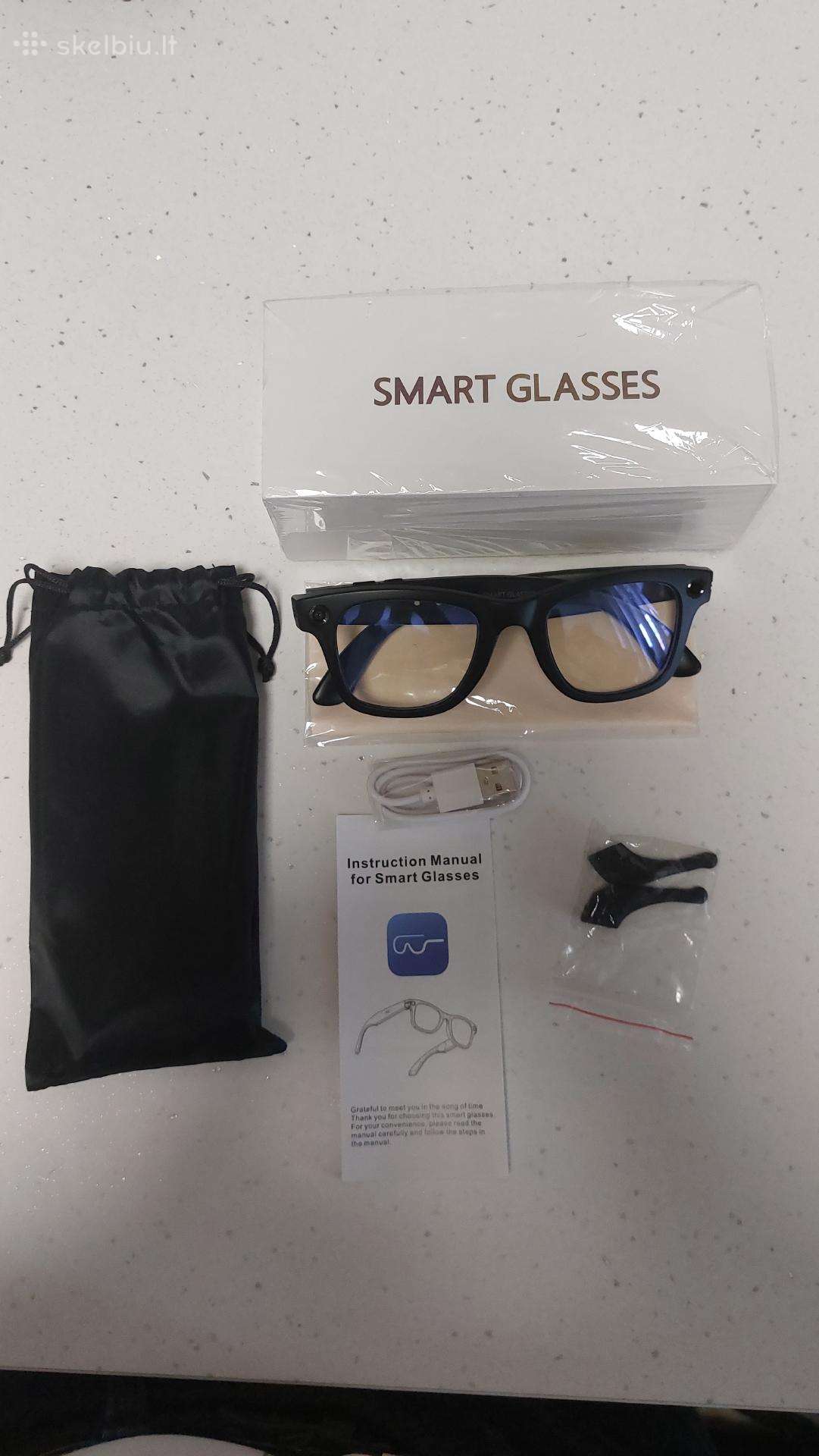 Nauji išmanieji akiniai Smart Glasses W610
