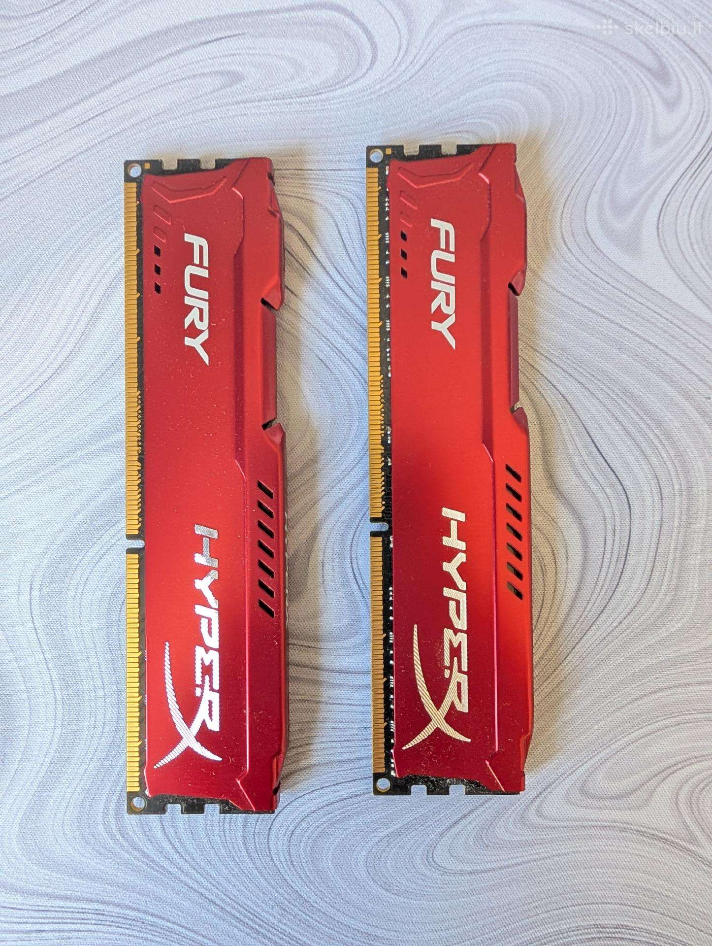 Hyperx Ddr3 16gb 1866mhz 2x8 moduliai