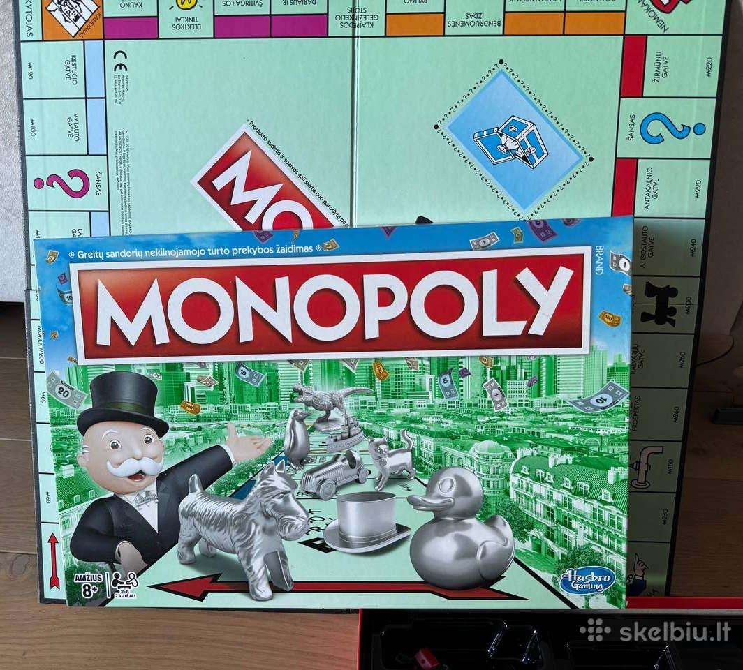 Monopolis: Lietuva, Hasbro, pilnas komplektas