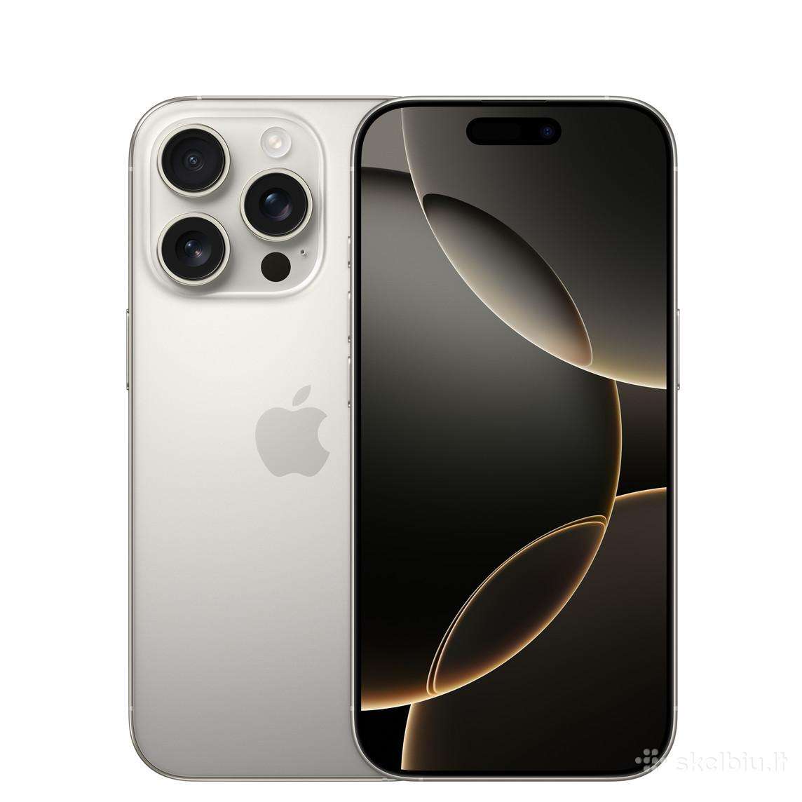 Naujas iPhone 16 Pro 128gb Natural Titanium