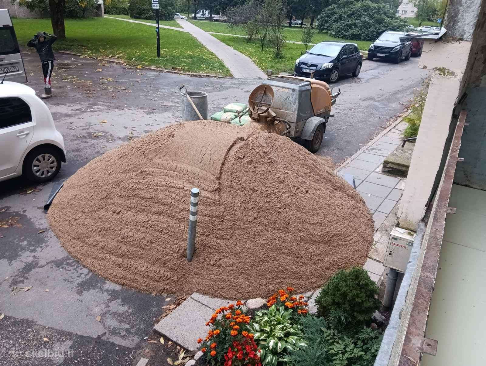 Smėlis betonavimui