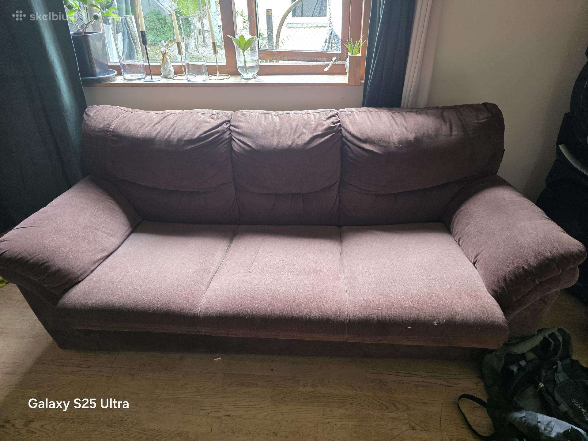 Sofa - lova + fotelis