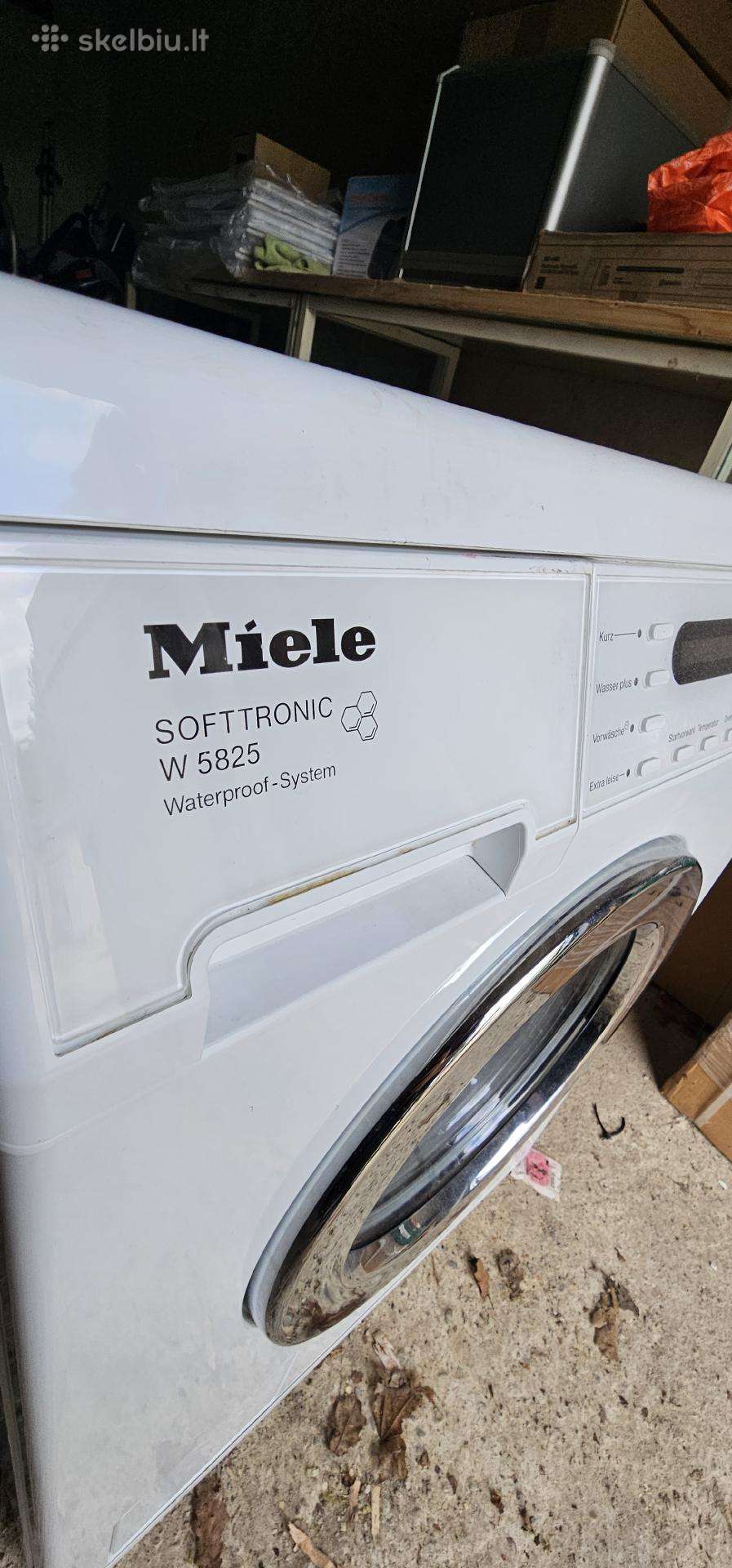 Miele W 5825 skalbimo mašina+miele Dziovyklėt8627