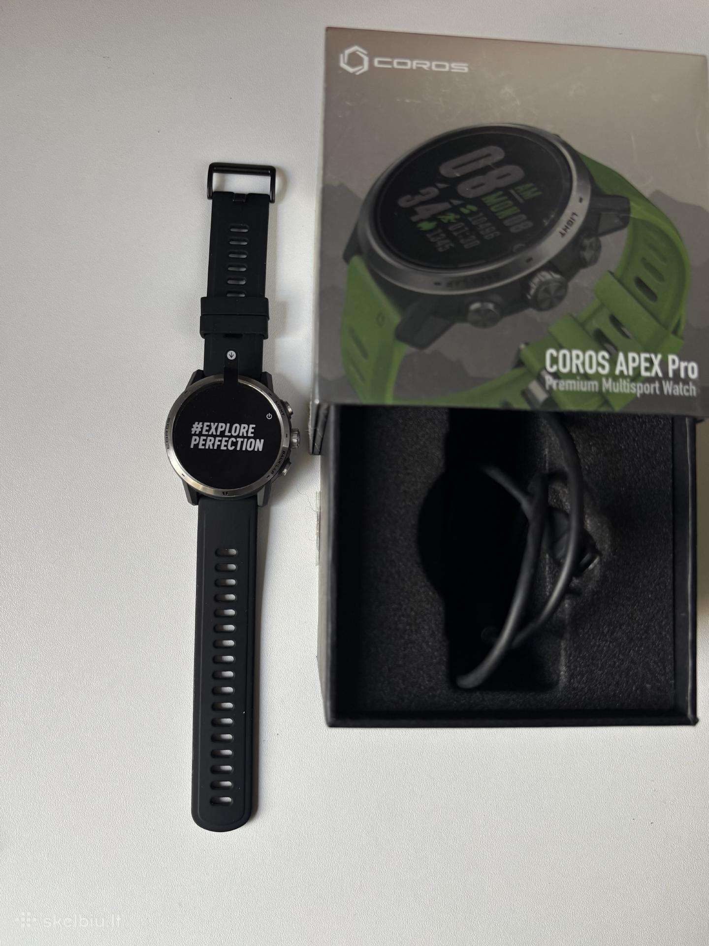 Coros Apex Pro GPS sportinis laikrodis – naujas