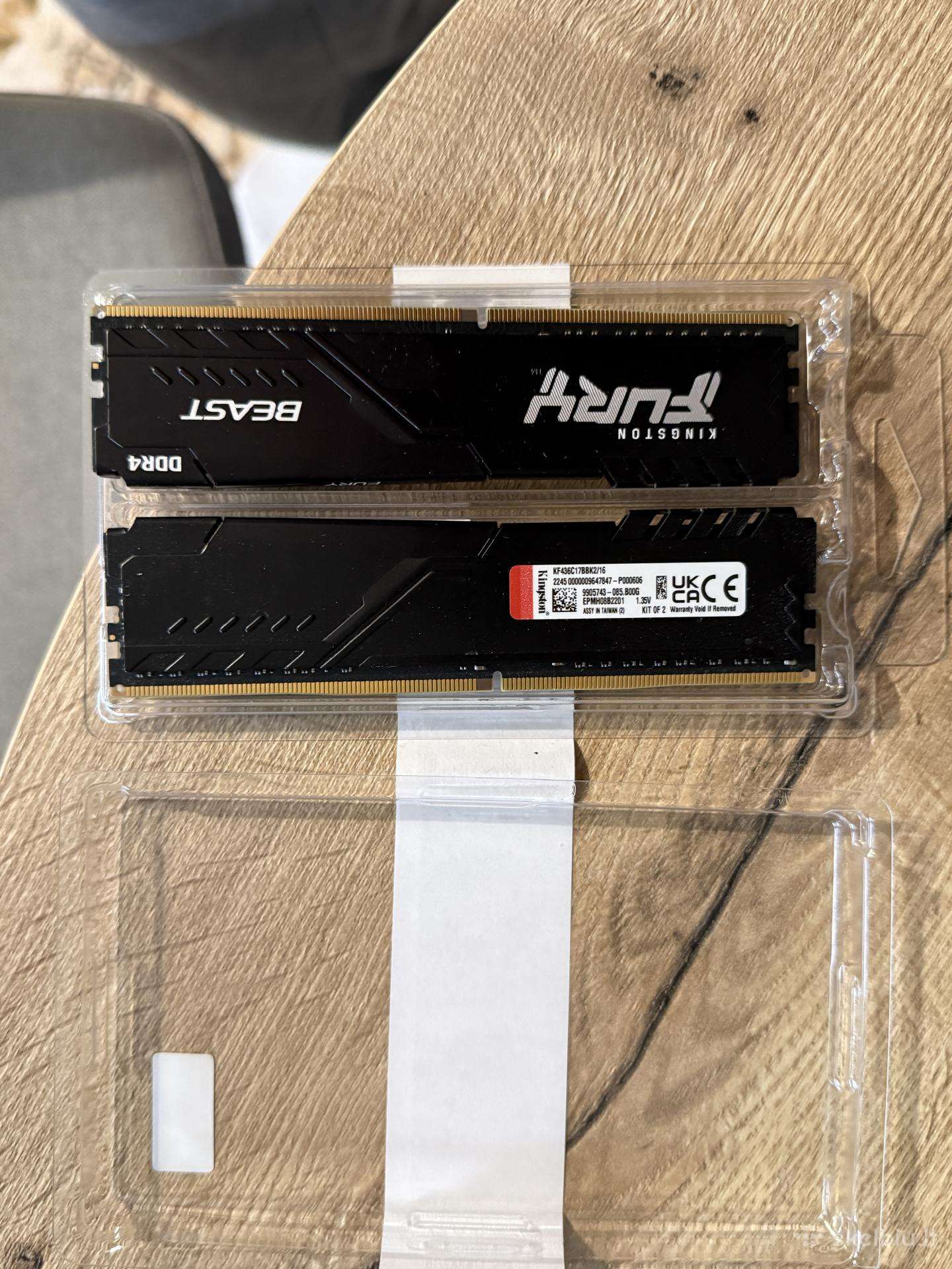 Kingston Fury Beast Ddr4 2/8gb 3600 MHz RAM