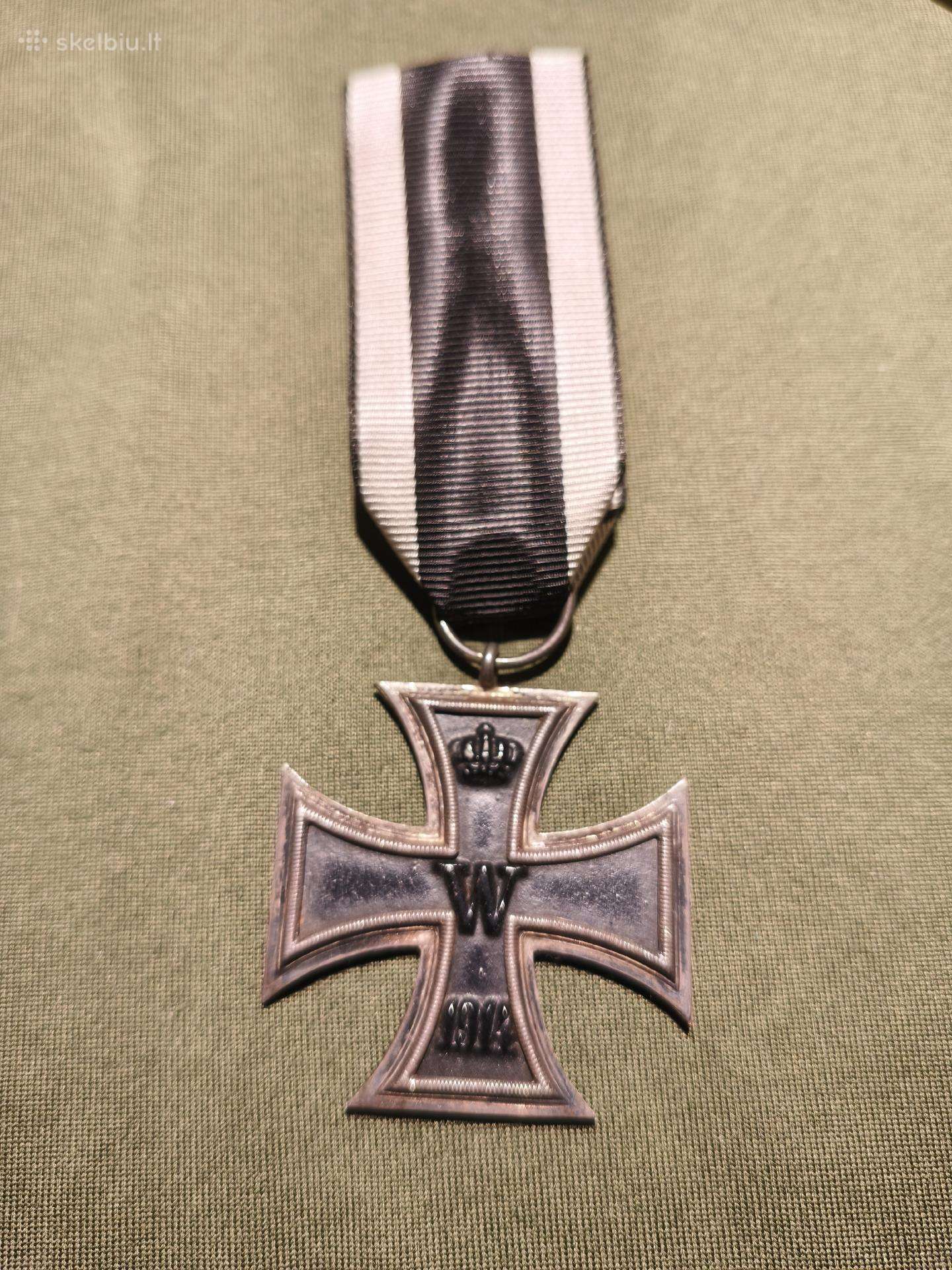 Vokiškas ww1 geležinis kryžius Ek2
