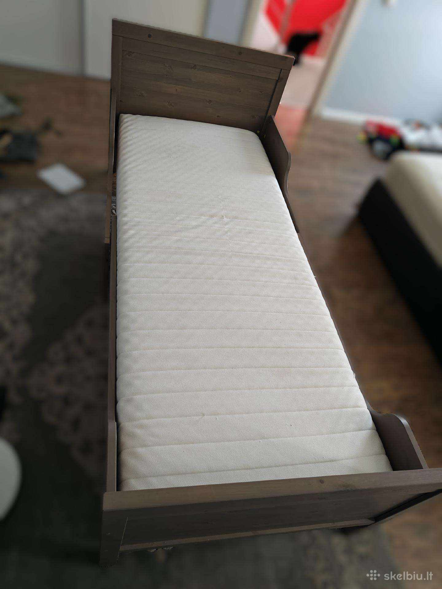 Ikea lova Sundvik su čiužiniu reguliuojama 80x200