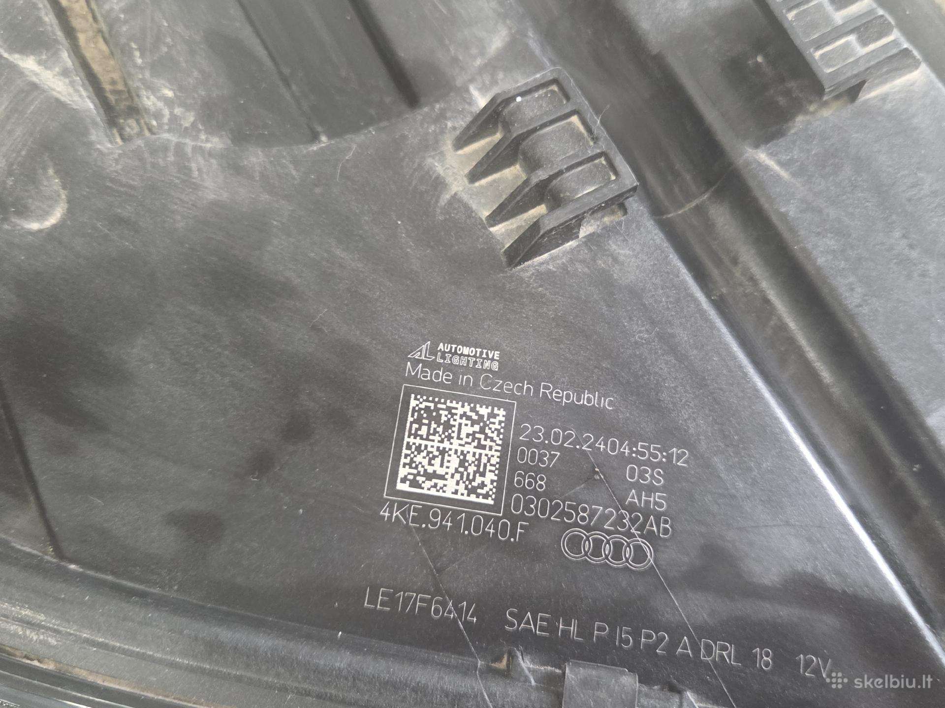Audi Q8 e-tron žibintai