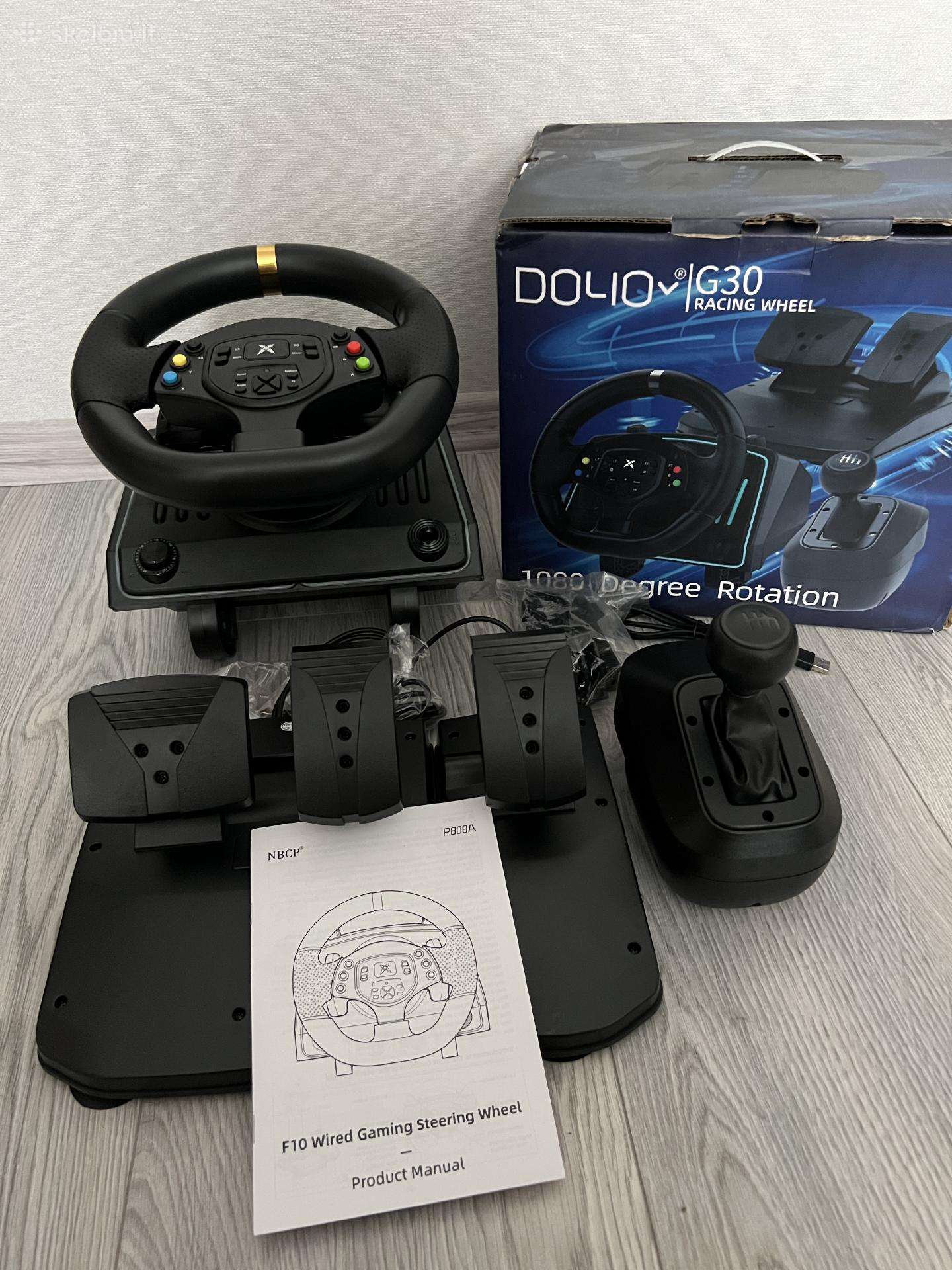 Žaidimų vairo komplektas „Doyo G30 Racing Wheel“