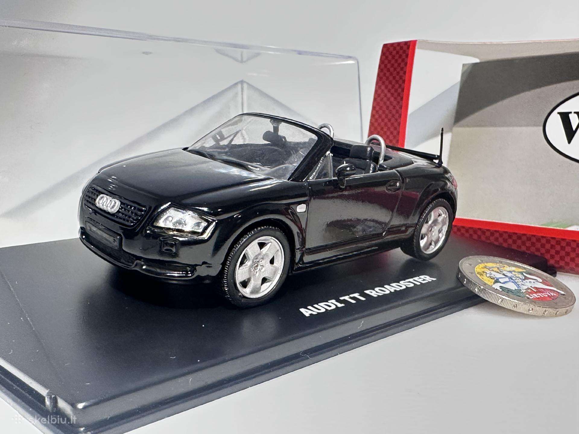 Audi TT Roadster Typ 8n 1999 juoda 1:43 Wemi