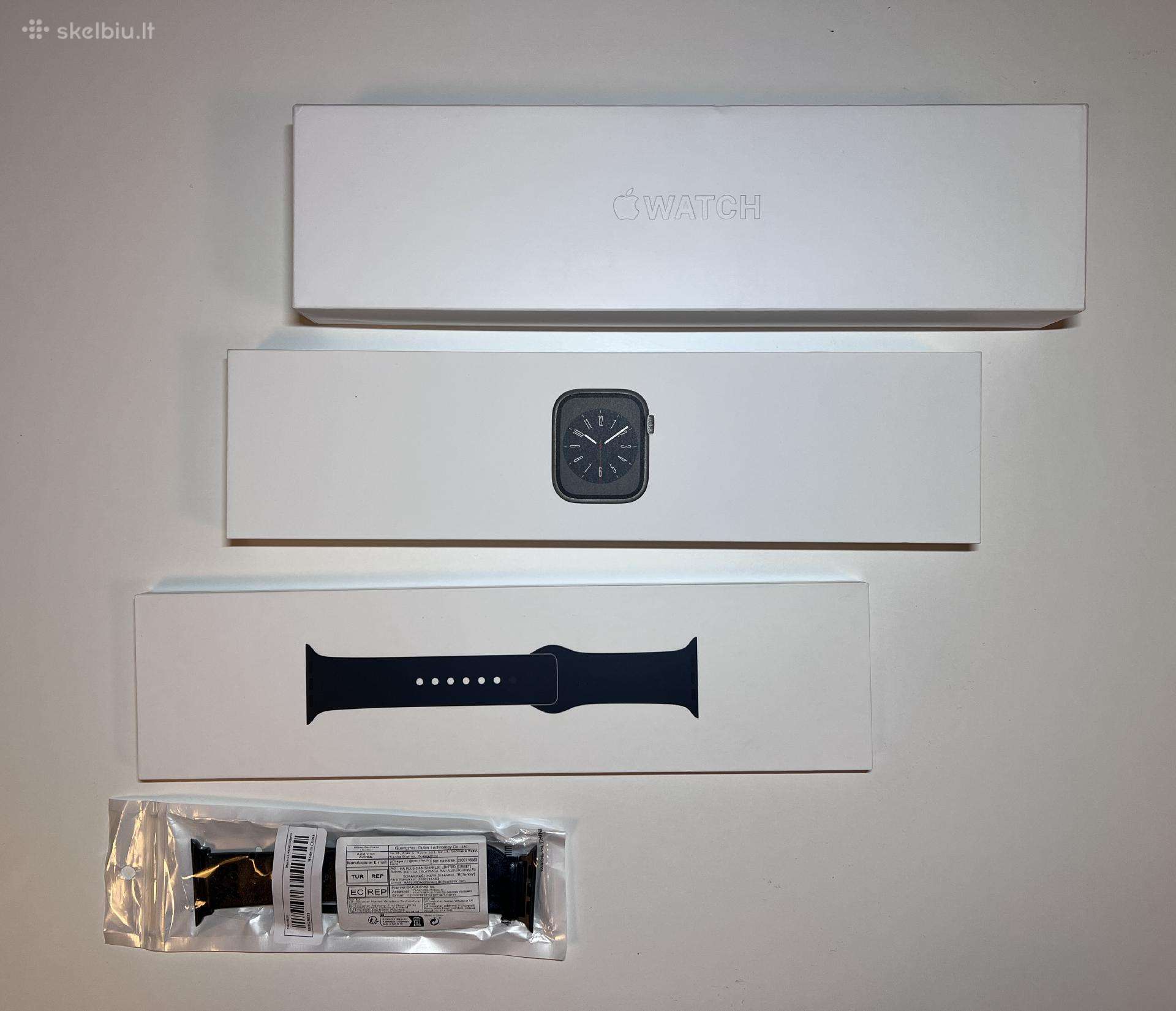 Apple Watch 8, 45mm Ss, Cel, Graphite