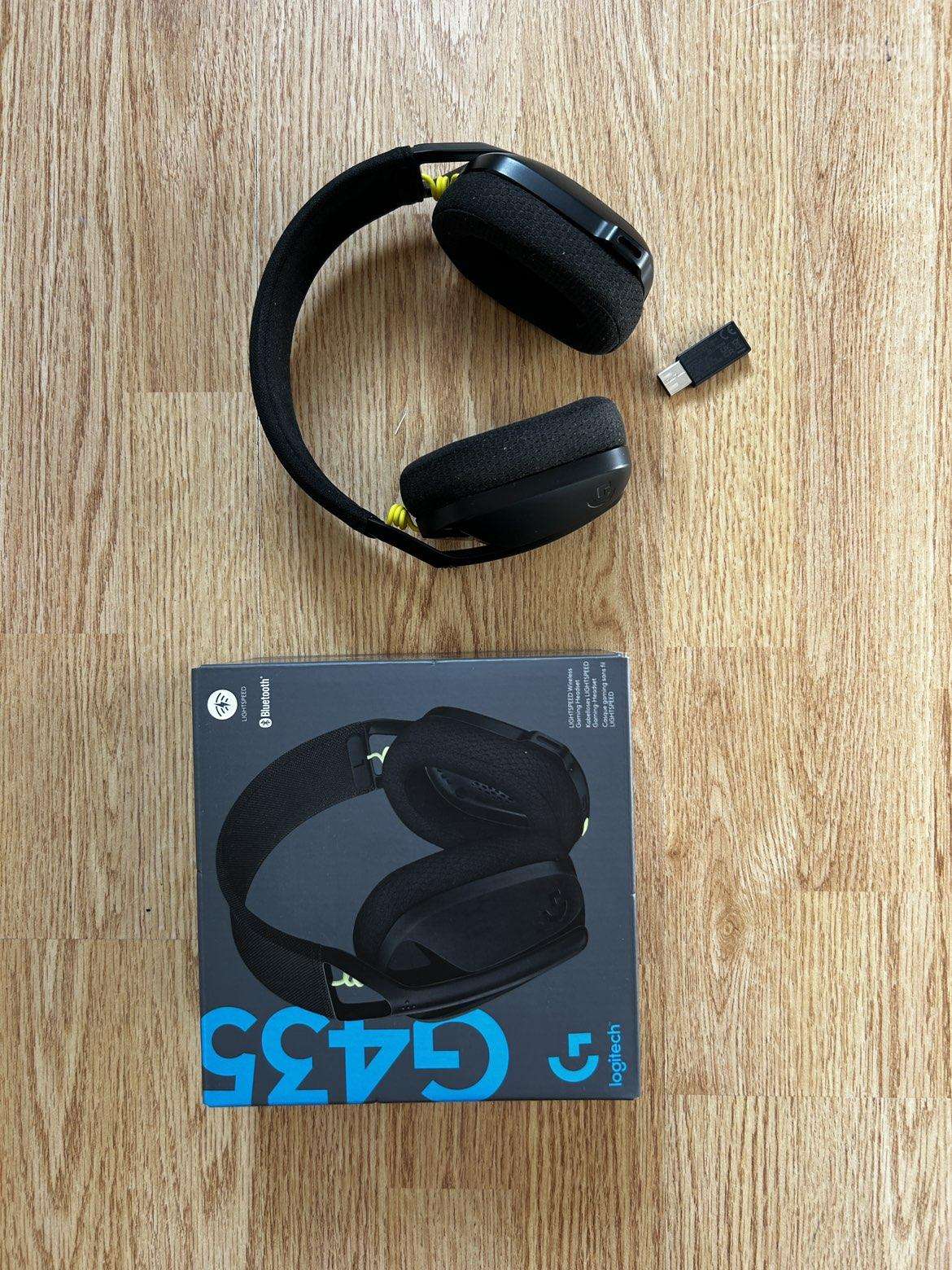 Belaidės žaidimų ausinės Logitech G435