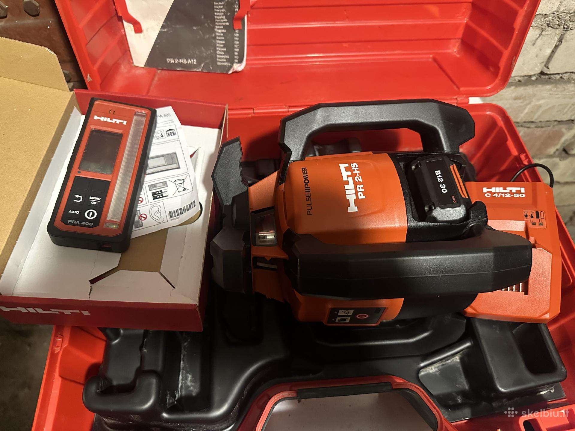 Hilti Pr2-hs nivelyras ir festool lhs 2 225 eqi