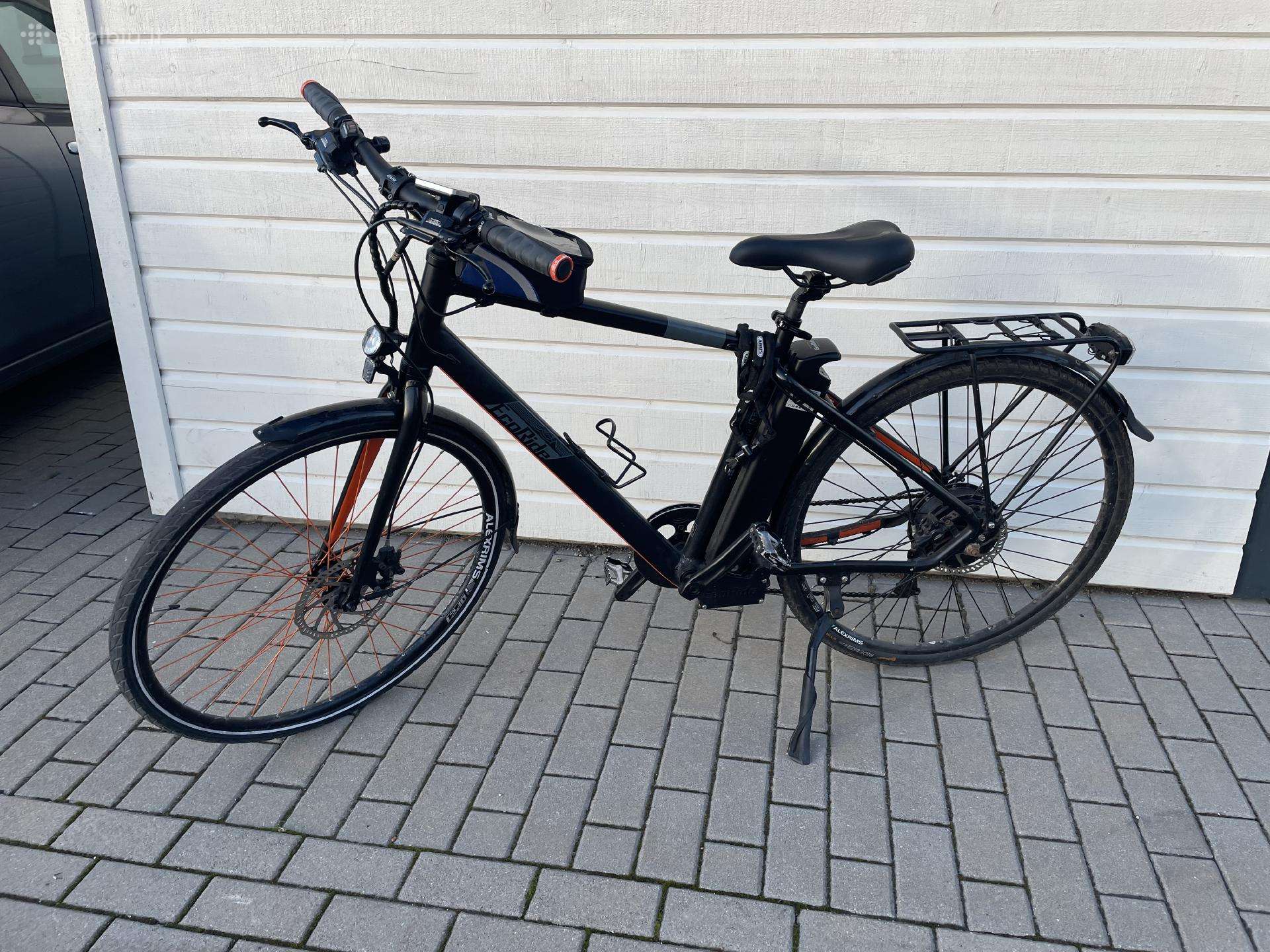 Eco ride elektrinis dviratis.