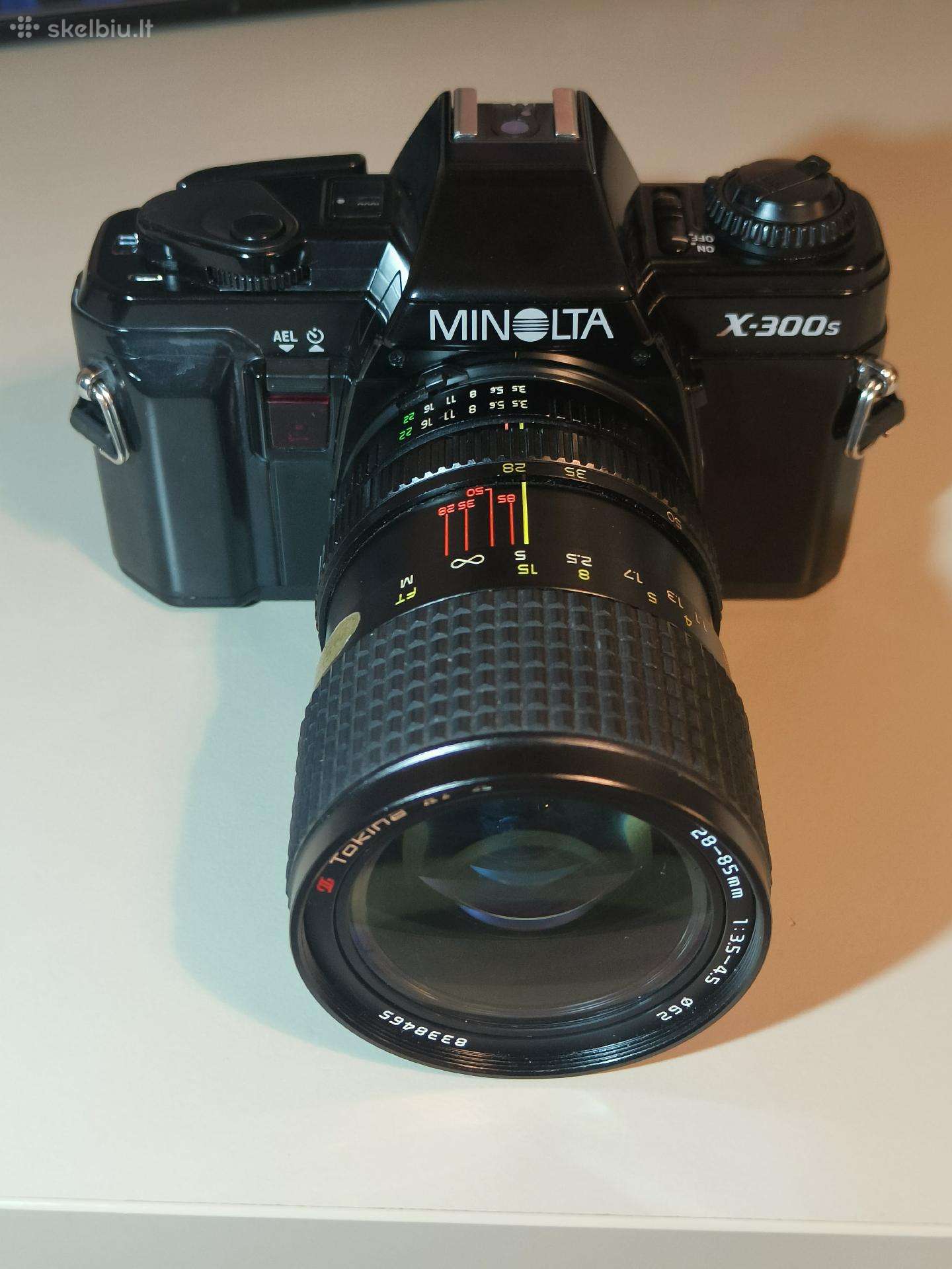 Minolta x300s fotoap. + Tokina At-x 28-85mm 1:3.5