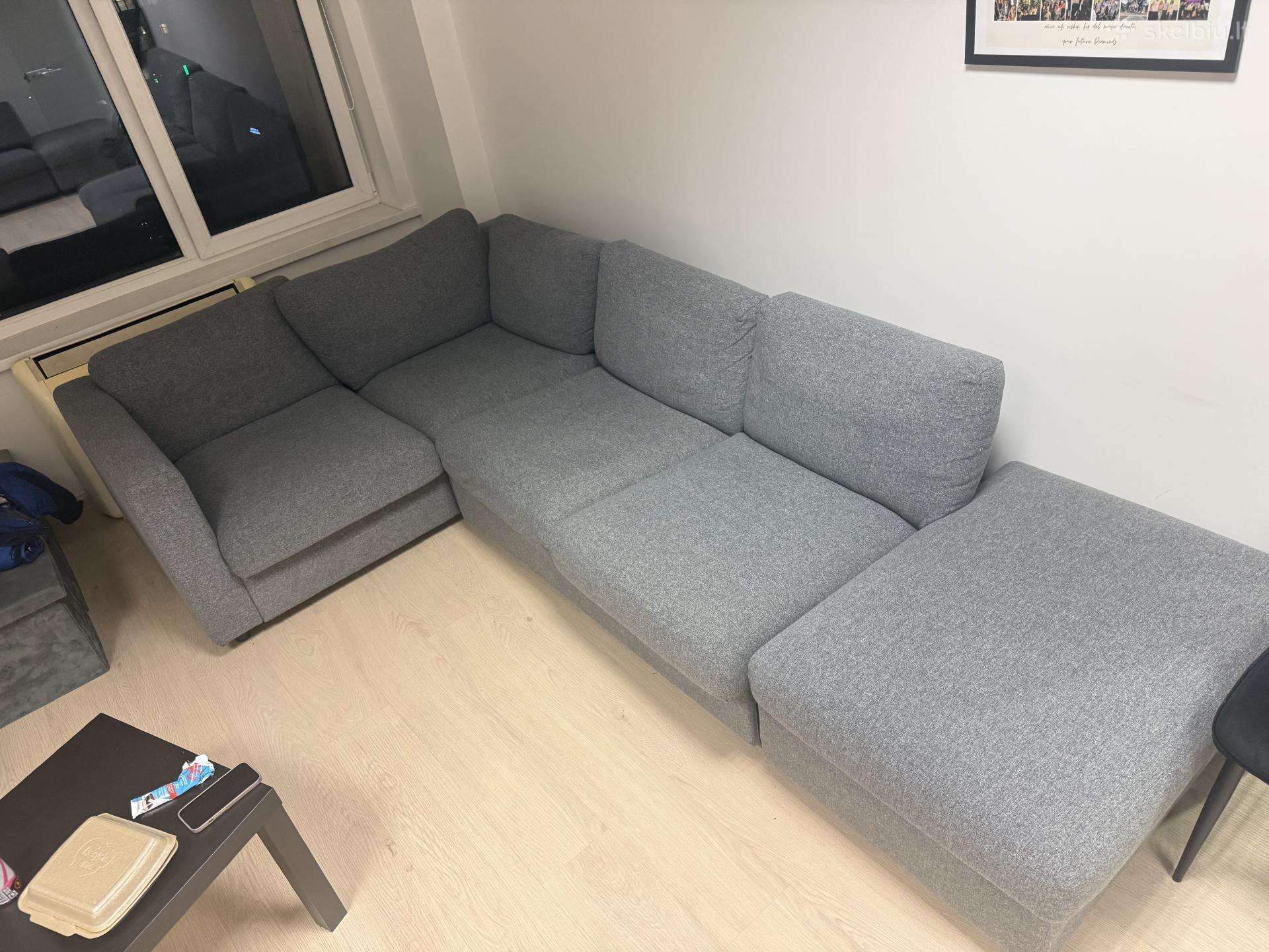Ikea sofu komplektas Išvalytas chemiškai!