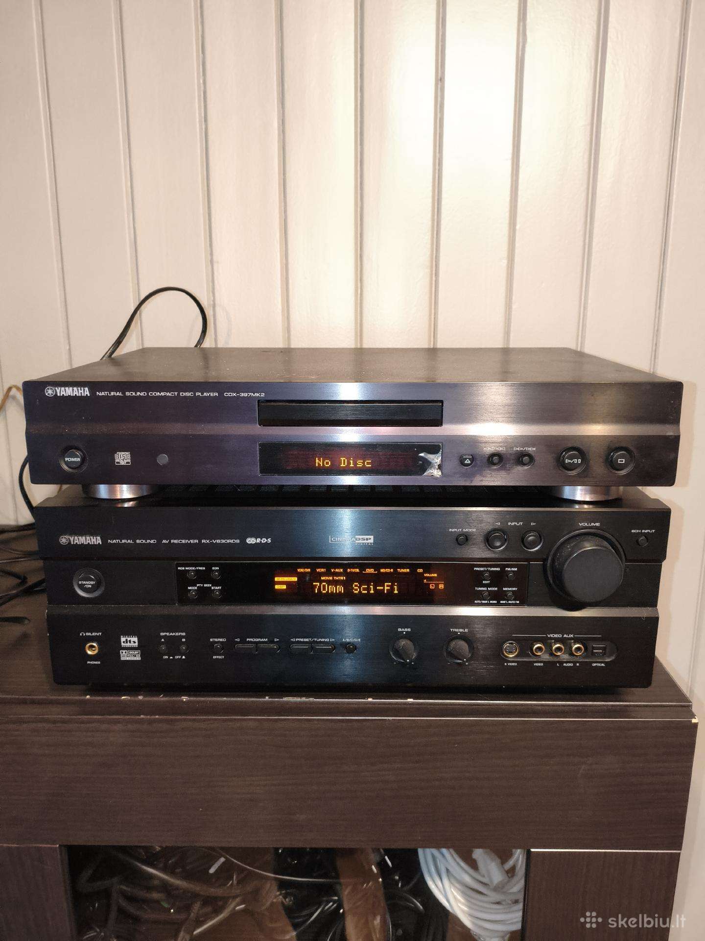 Yamaha Rx-v630rds+yamaha Cdx-397mk2