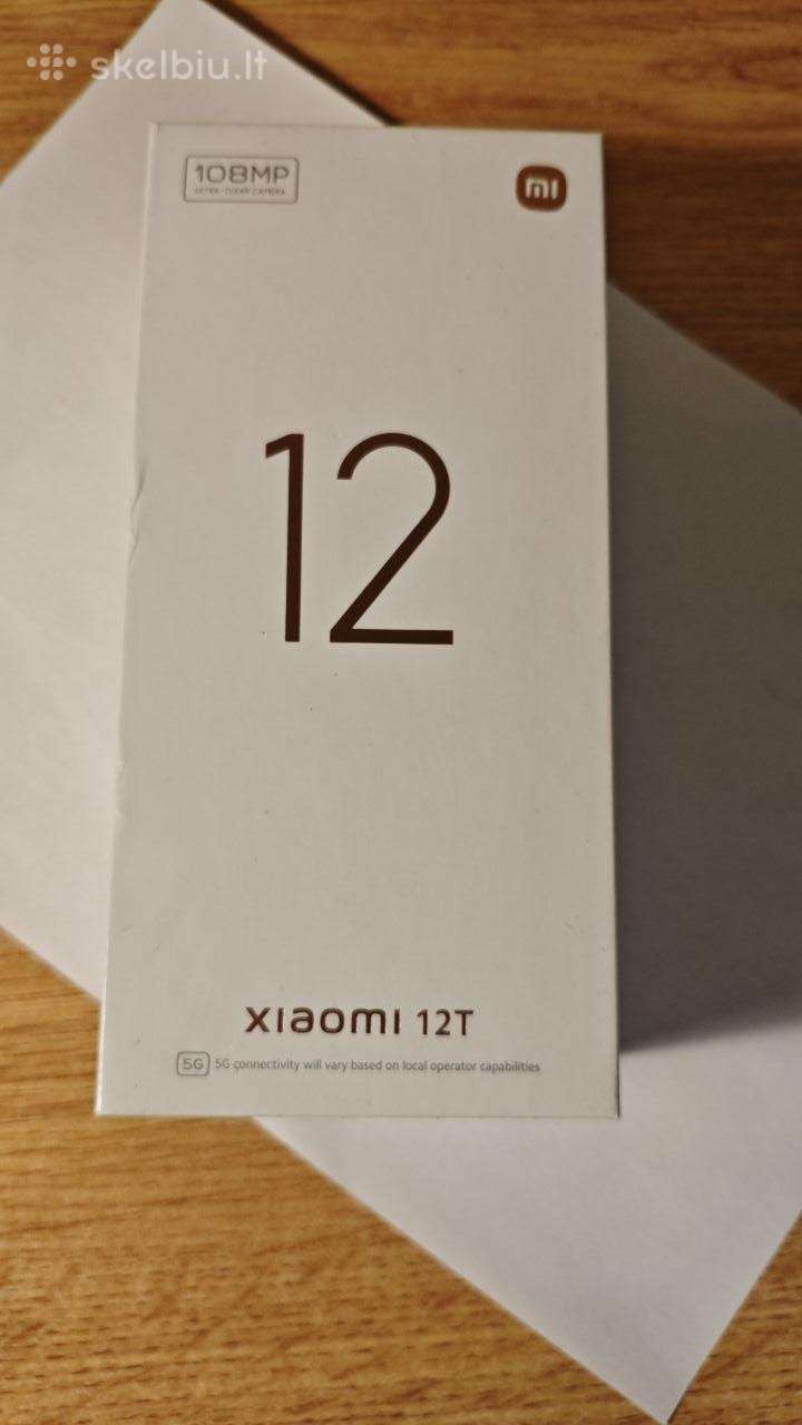 Xiaomi 12t dėžutė