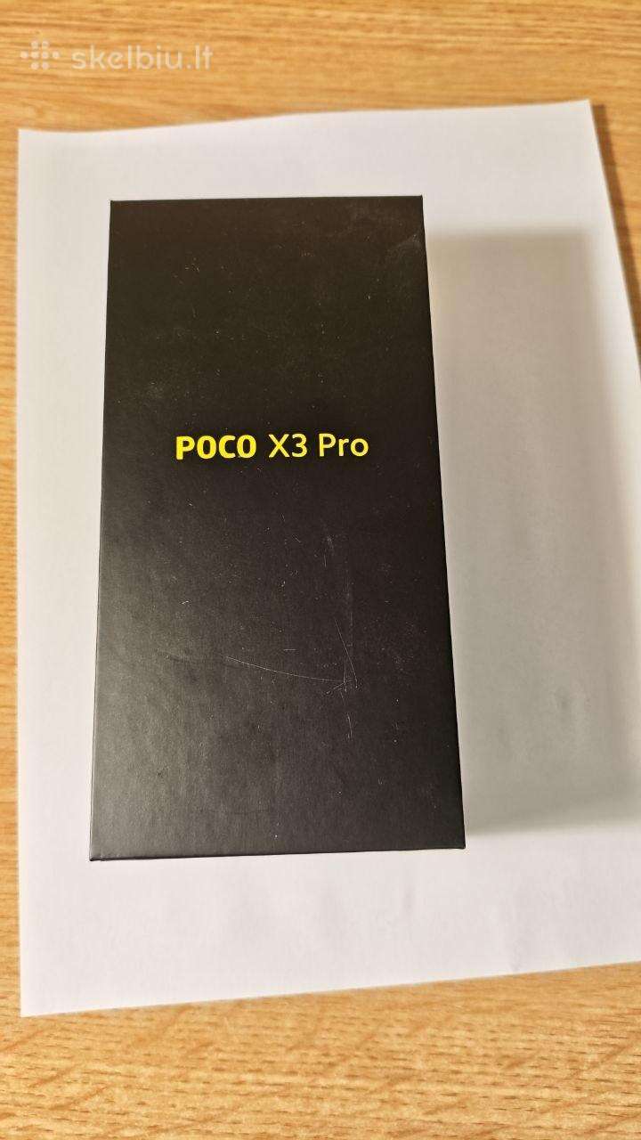 Poco X3 Pro dėžutė