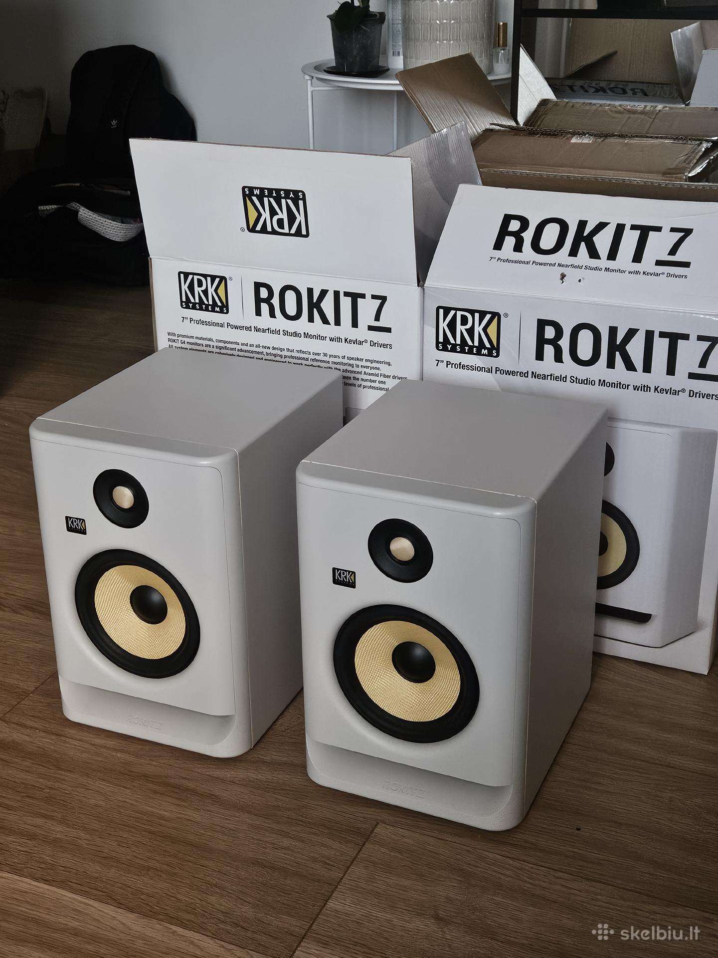 Studijinės kolonėlės Krk Rokit 7 Gen 4 (white)