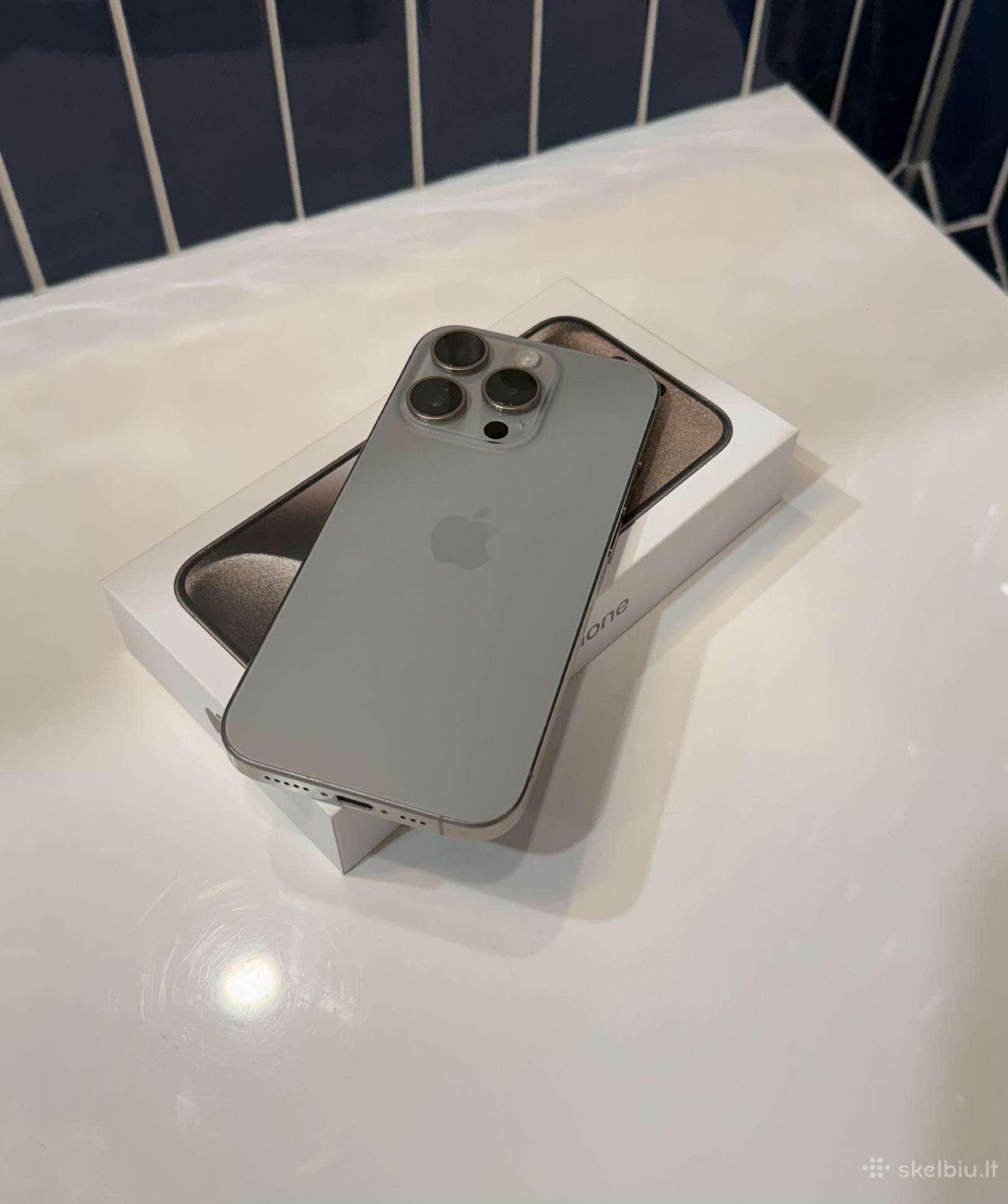 iPhone 15 Pro Natural Titanium 256gb