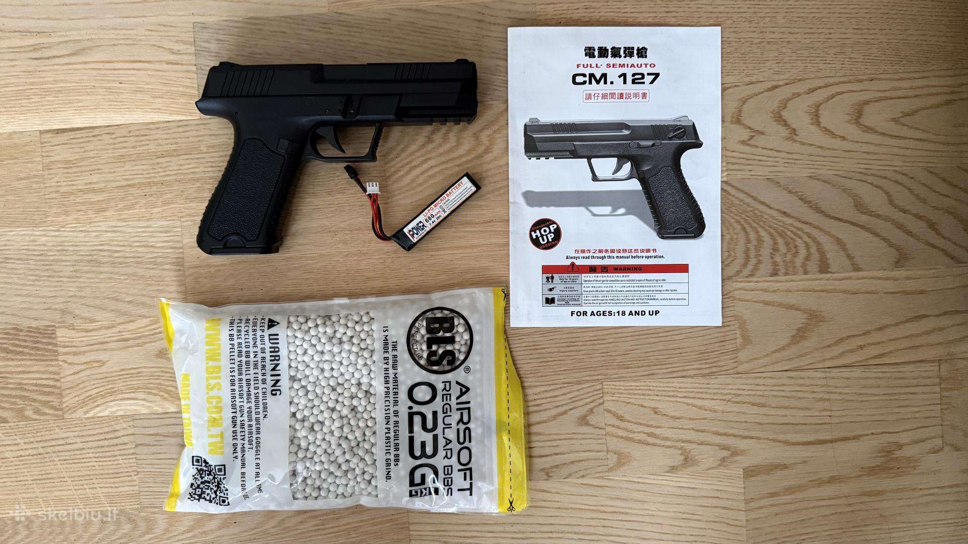 Airsoft pistoletas Cm.127