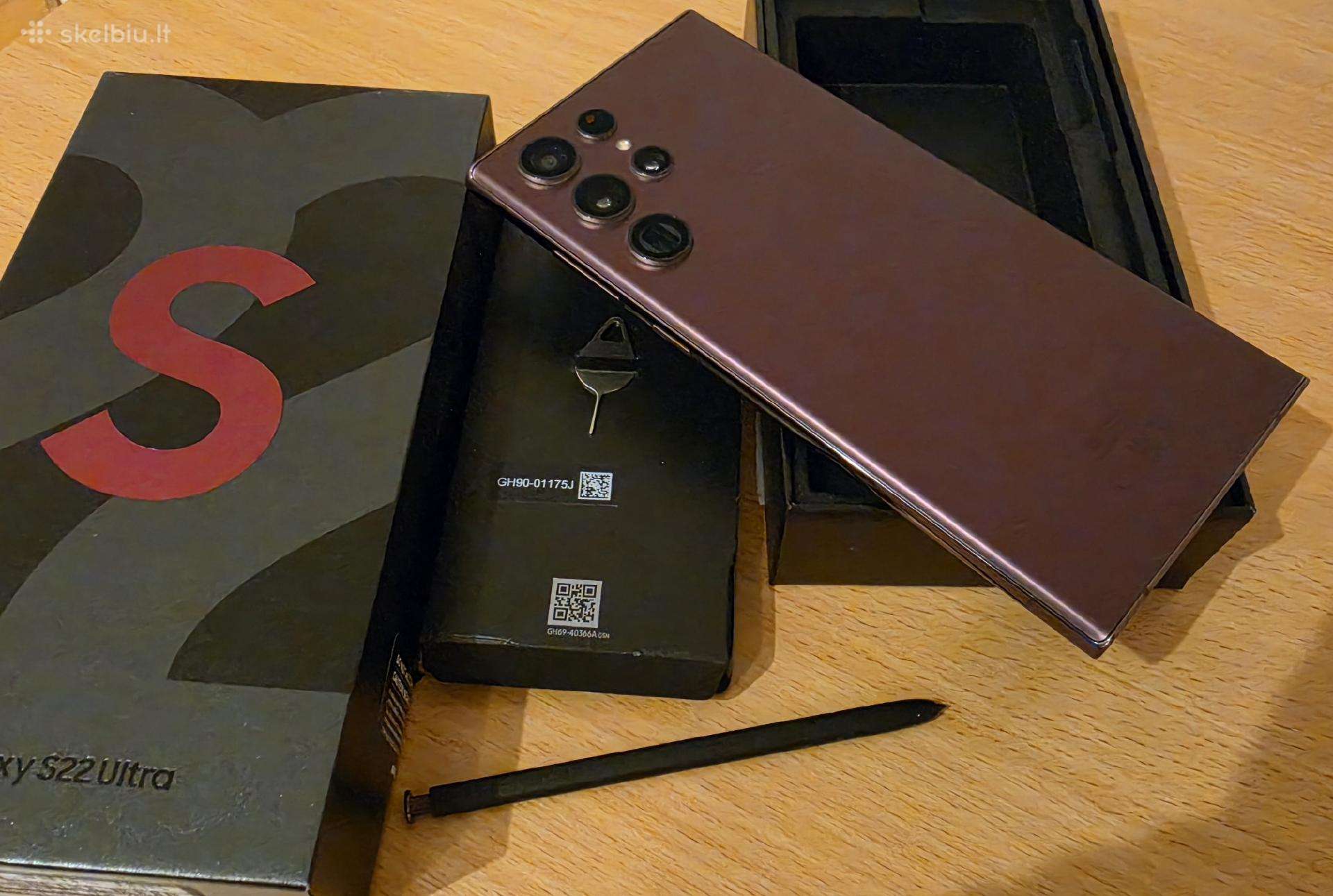 Samsung Galaxy S22 Ultra 256 12gb Burgundy