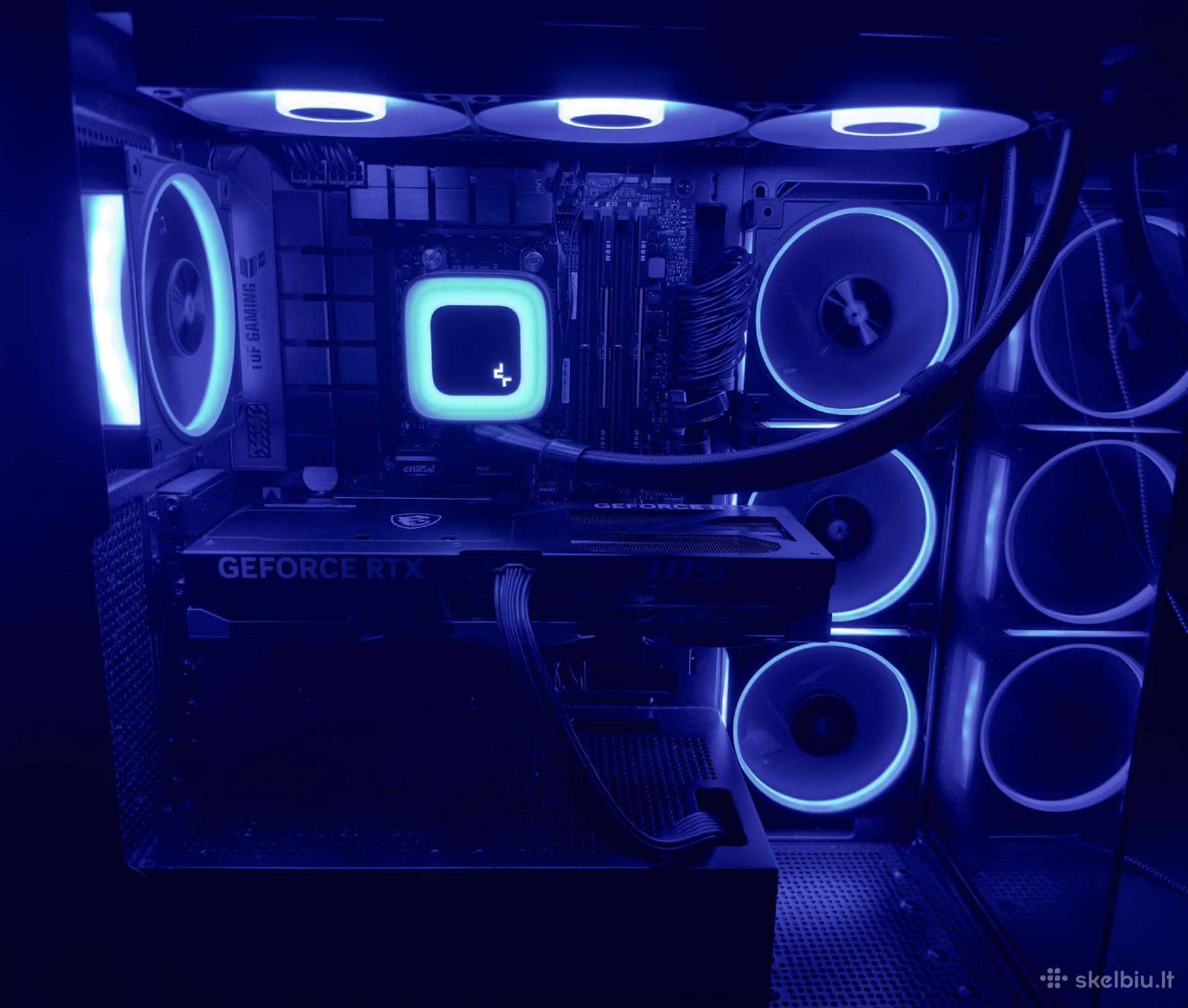 Žaidimų Kompiuteris Rtx 5080 + Ryzen 7 9850x3d