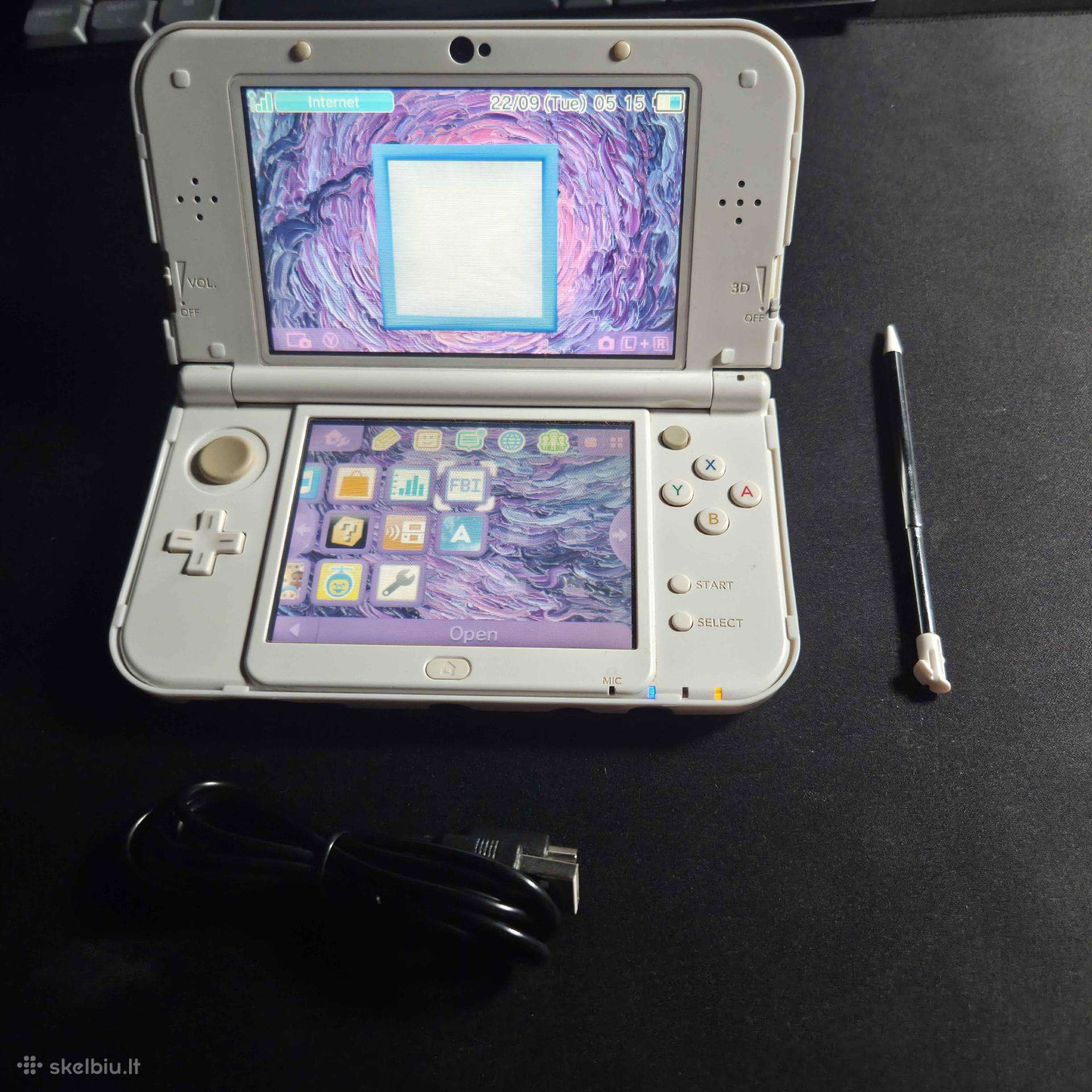 New nintendo 3ds XL konsolė