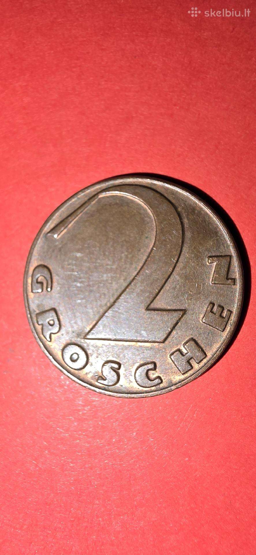Austrija 2 grošenai 1928.