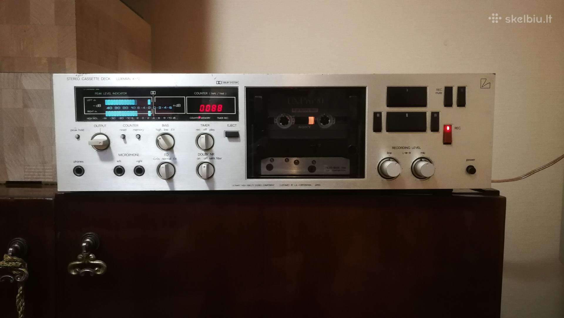 Luxman K 12 kasečių grotuvas